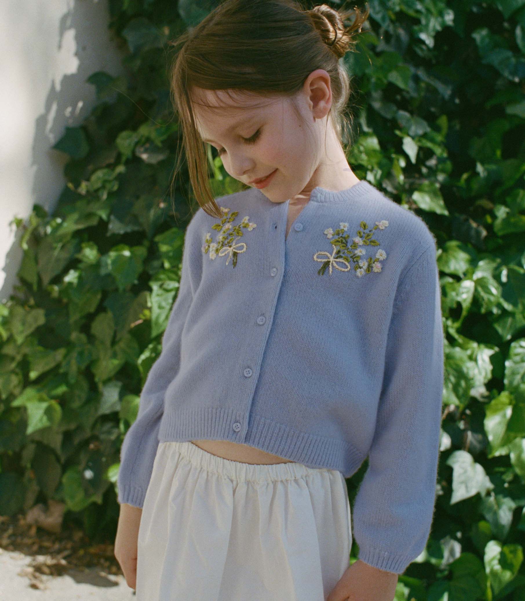 DOEN - PETIT GARDENIA CASHMERE CARDIGAN