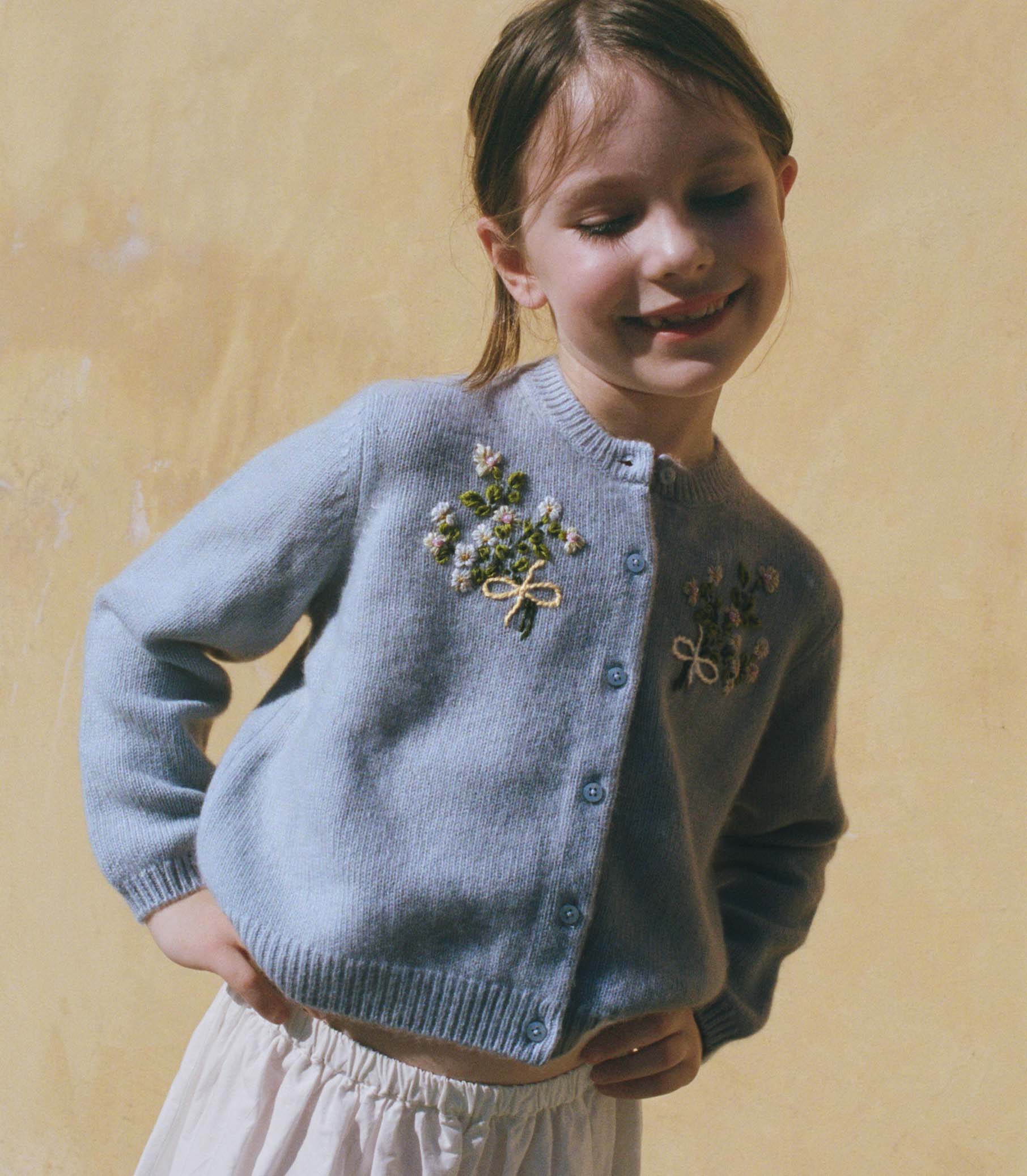 DOEN - PETIT GARDENIA CASHMERE CARDIGAN - Image 3