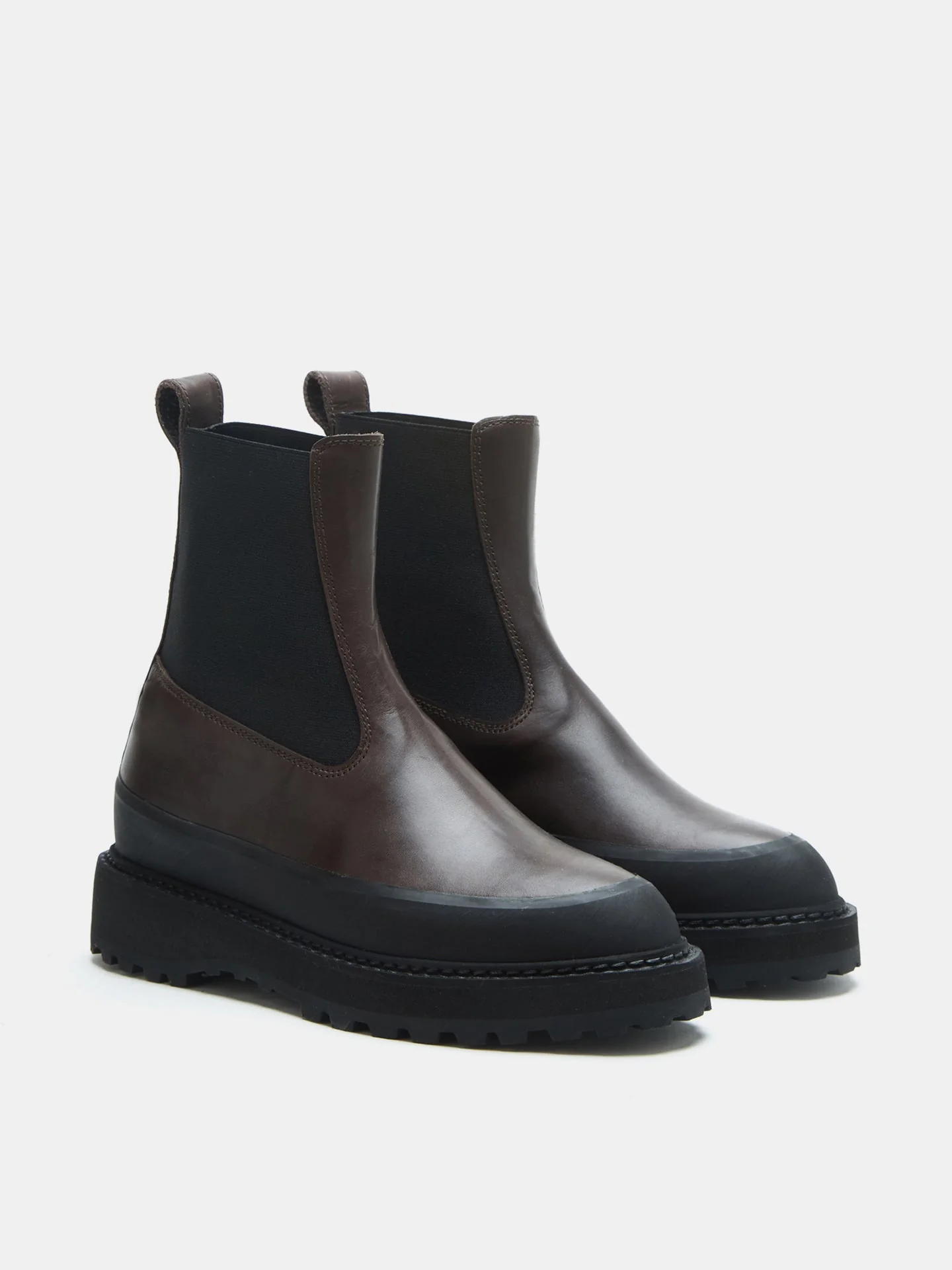 Le Monde Beryl - Chelsea Dolomite / Dark Chocolate Leather - Image 2
