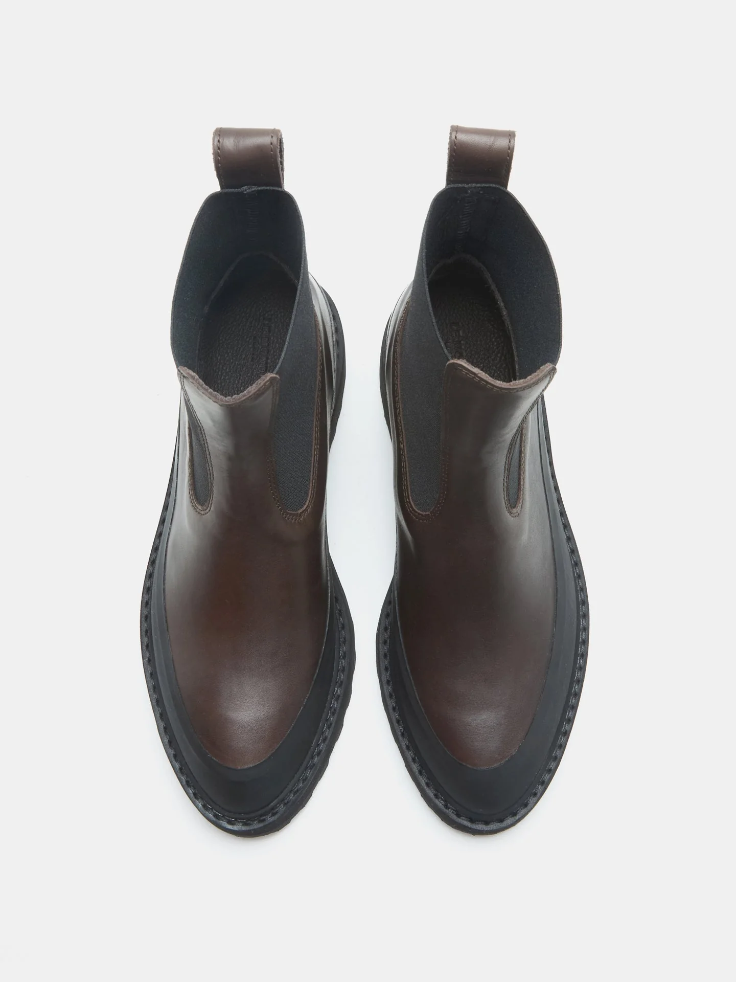 Le Monde Beryl - Chelsea Dolomite / Dark Chocolate Leather - Image 3