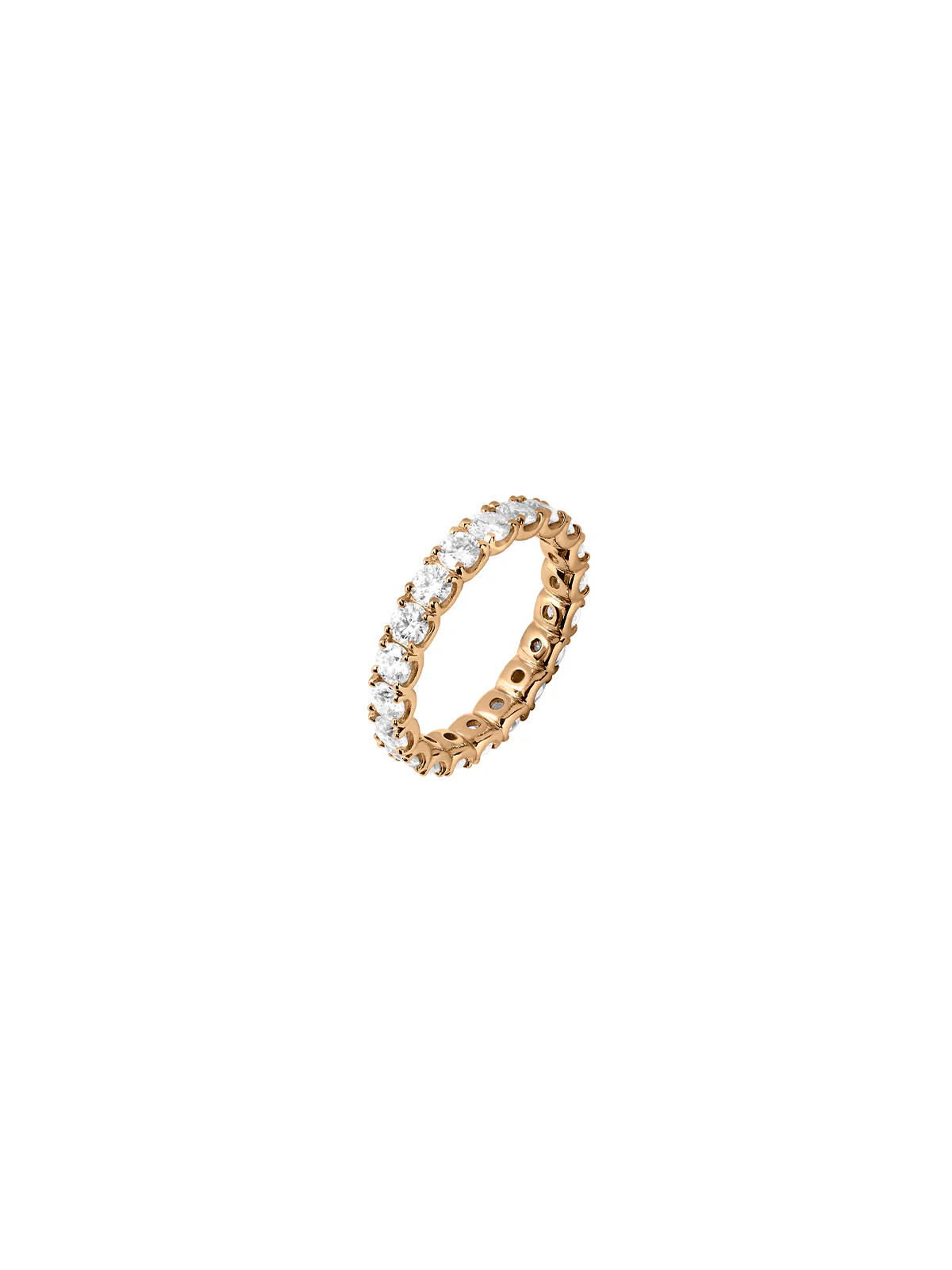 Dorsey - 14K ROUND - CUT ETERNITY BAND IN LAB DIAMOND, 14K YELLOW GOLD - Image 2