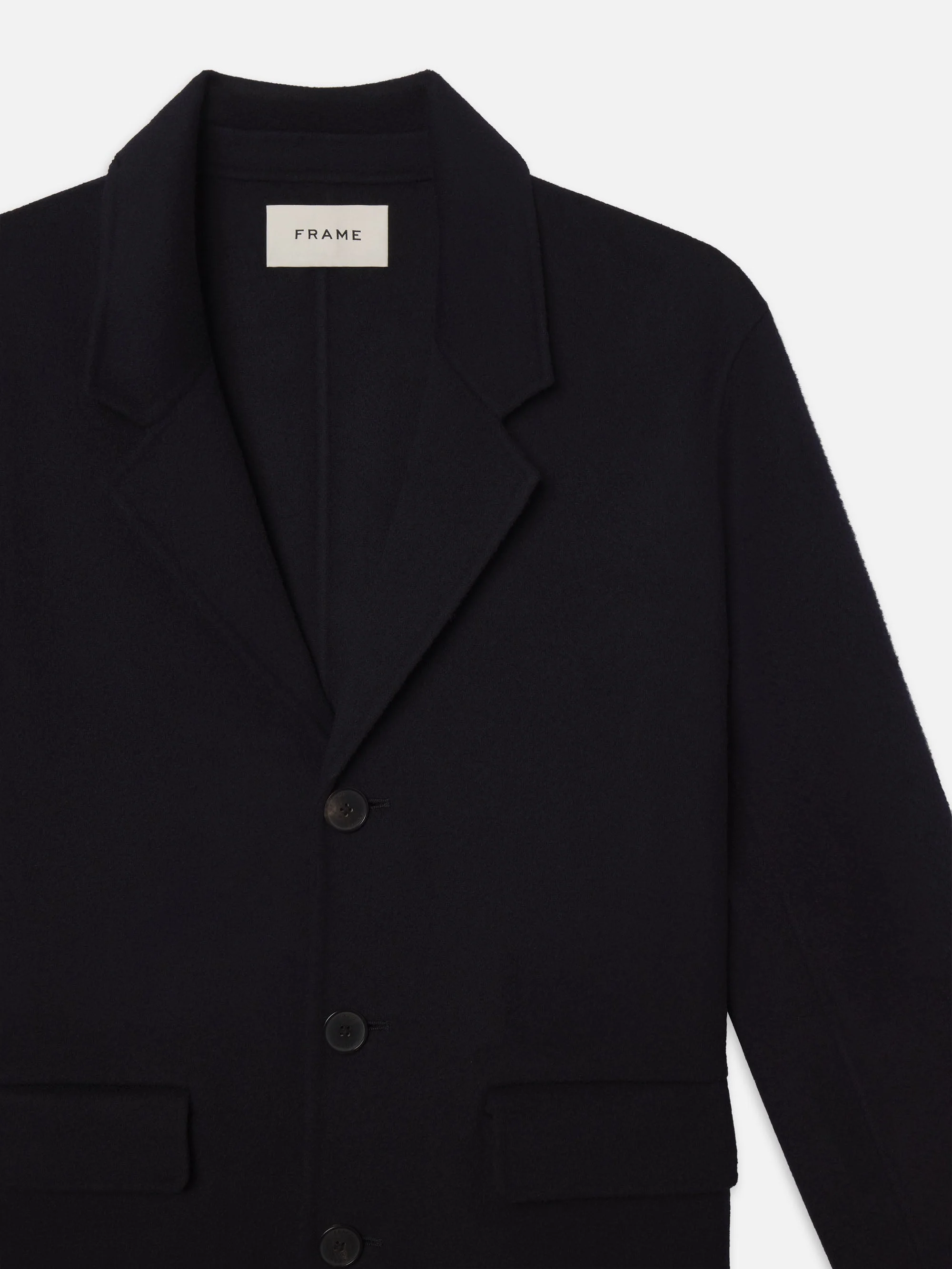 FRAME - Double Face Wool Overcoat - Image 2