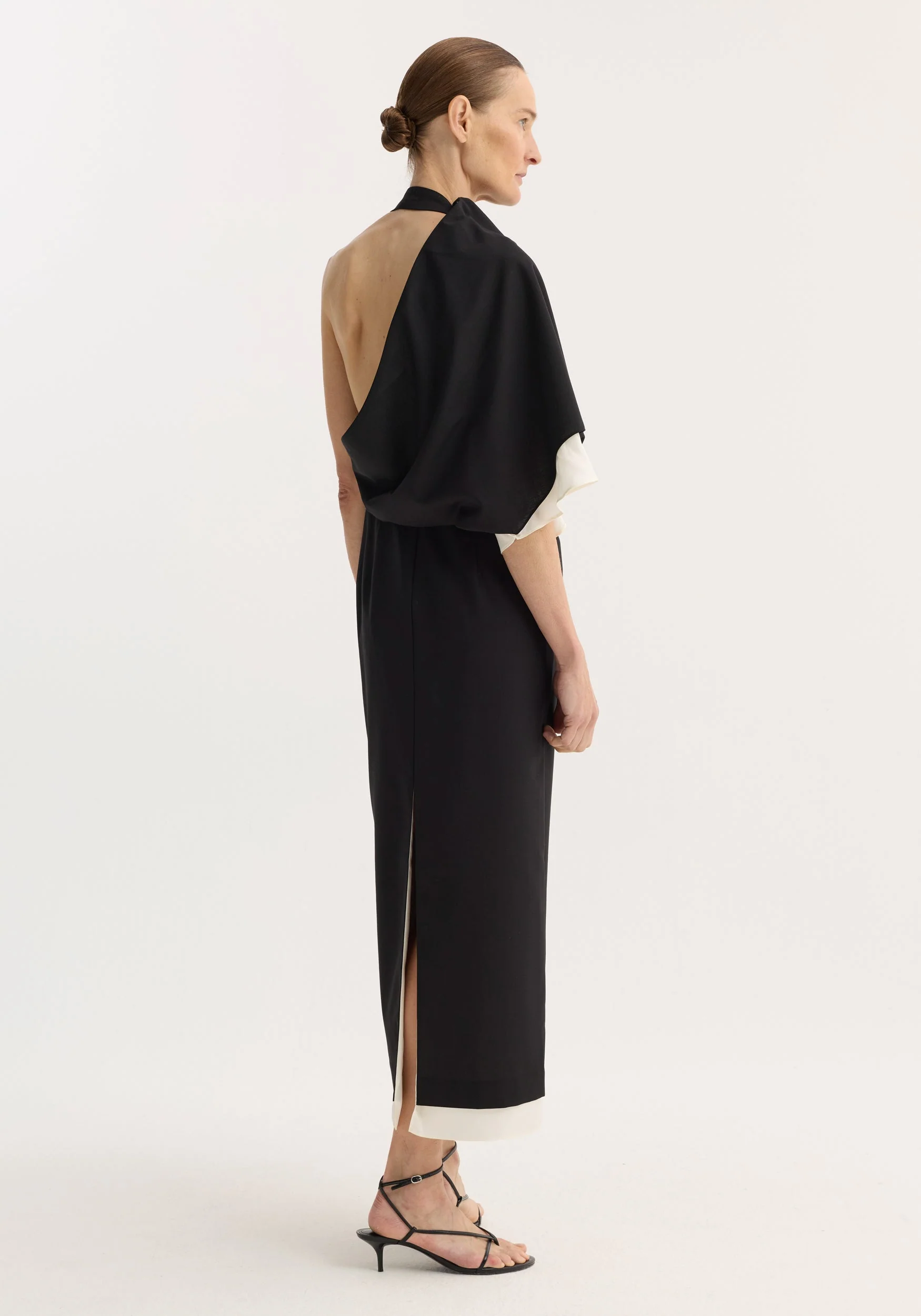 ROHE - Draped open back dress | black - Image 5