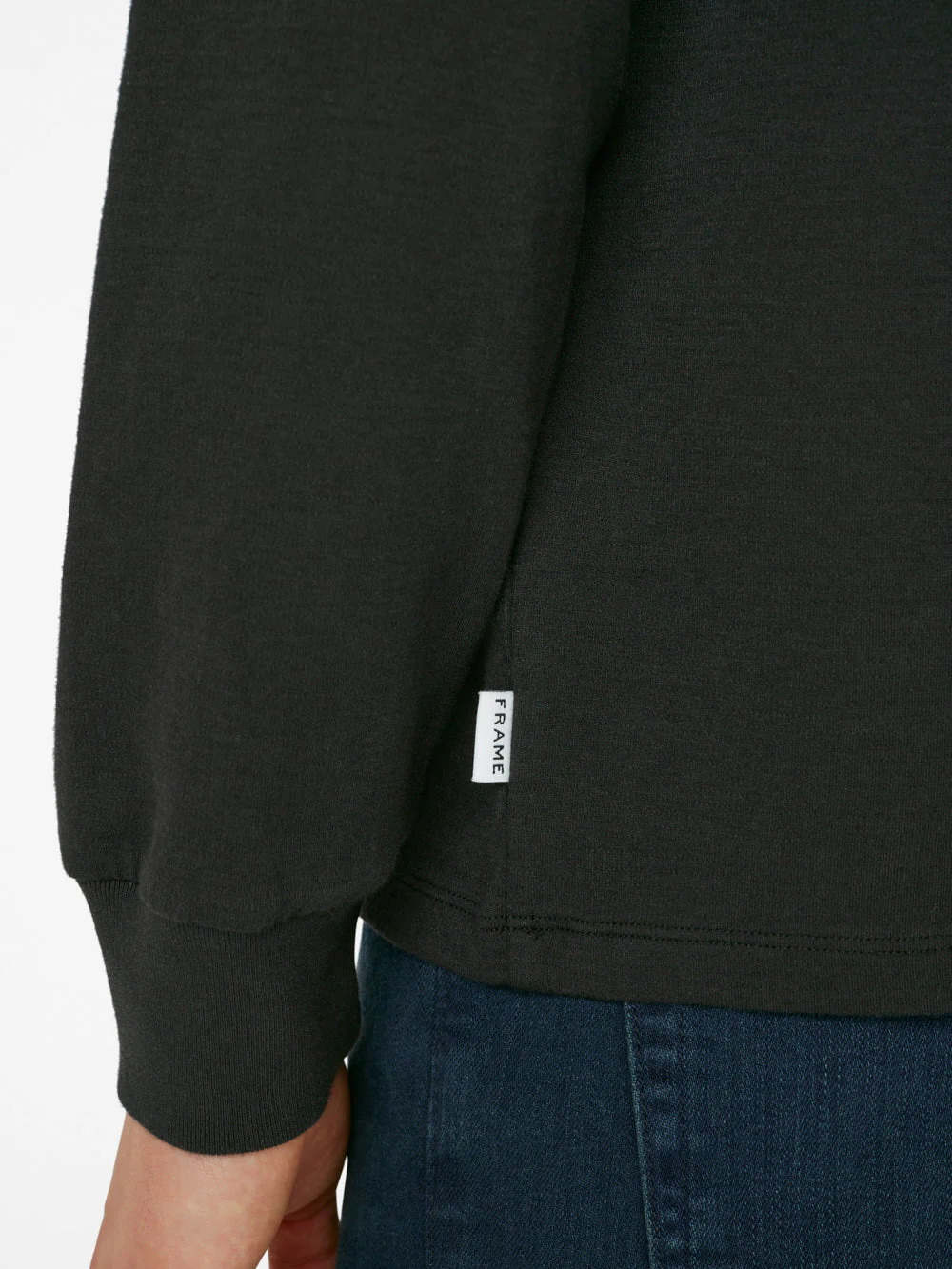 FRAME - Duo Fold Long Sleeve Crew - Image 5