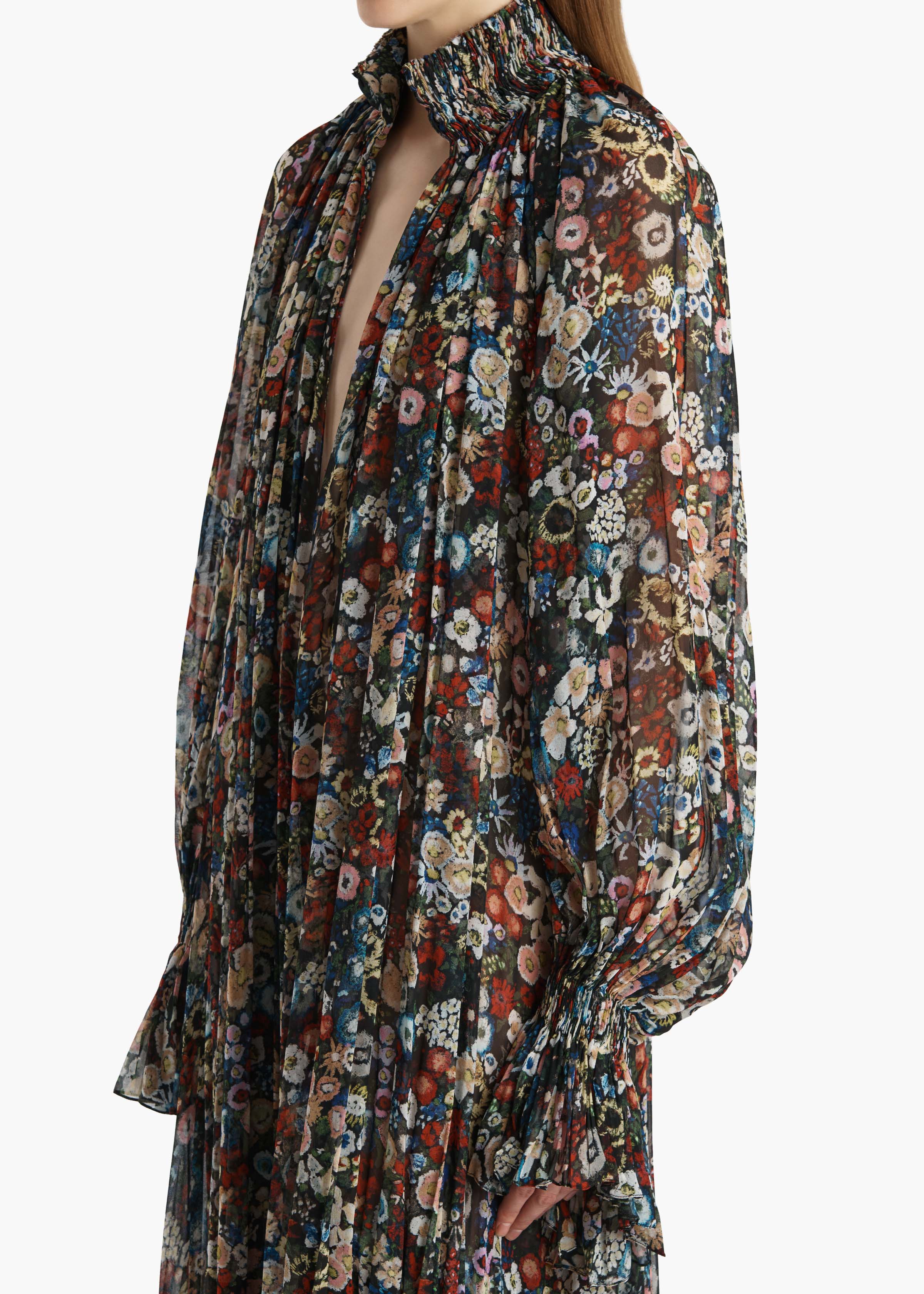 Khaite - Edgar Dress in Black Multi - Image 14