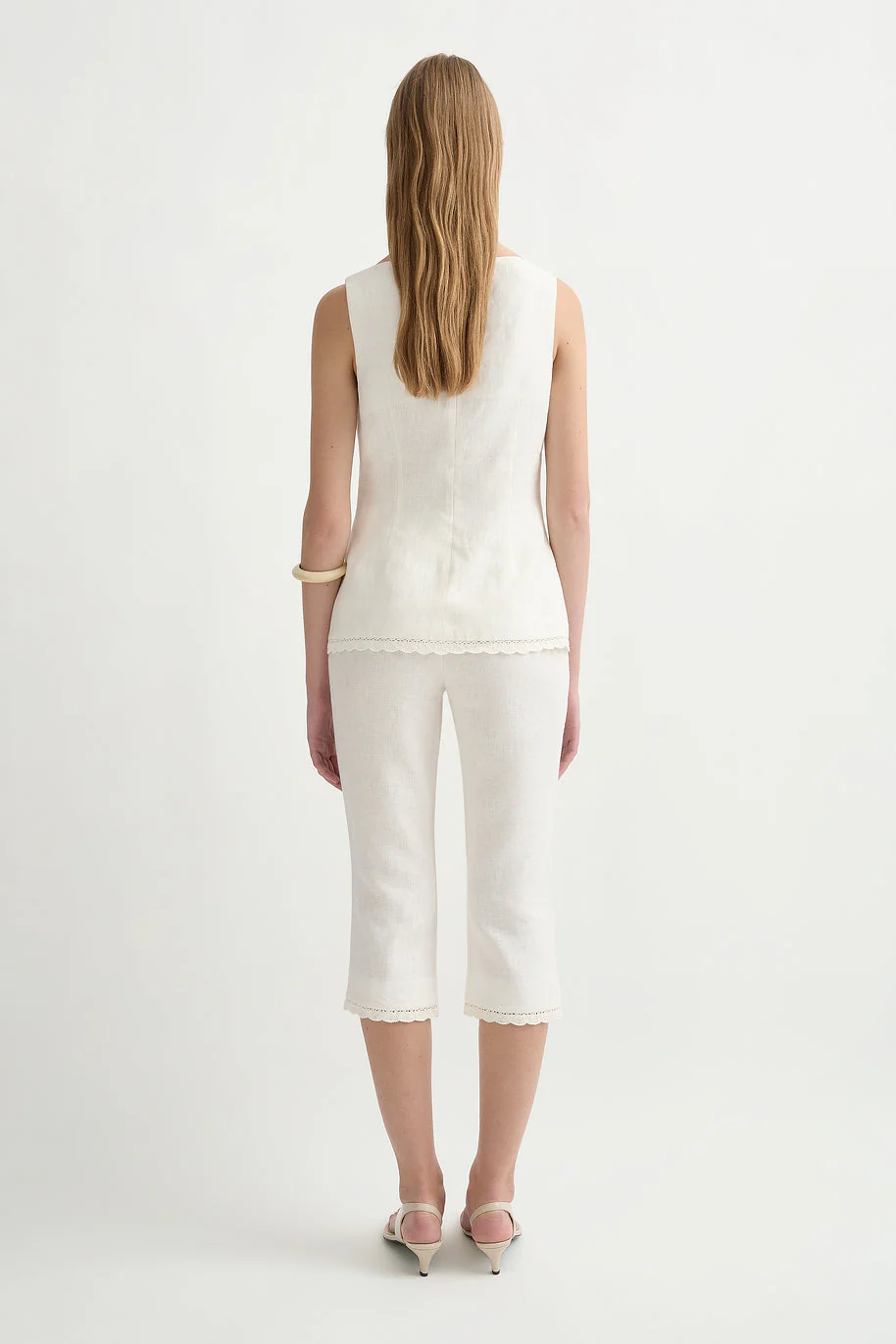 Posse - EFFI CAPRI PANT - CREAM - Image 4