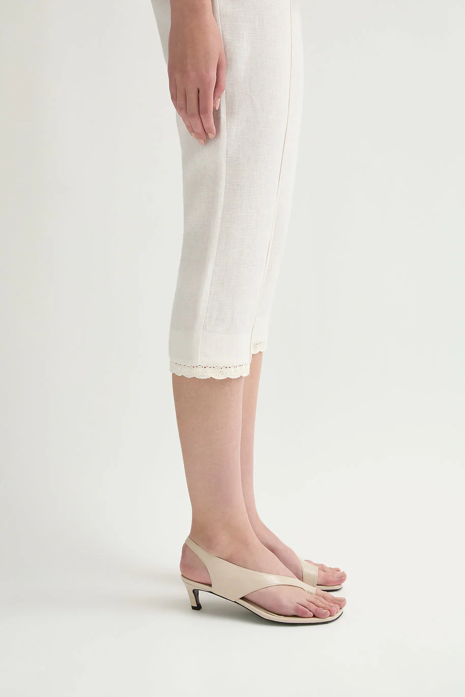 Posse - EFFI CAPRI PANT - CREAM - Image 7