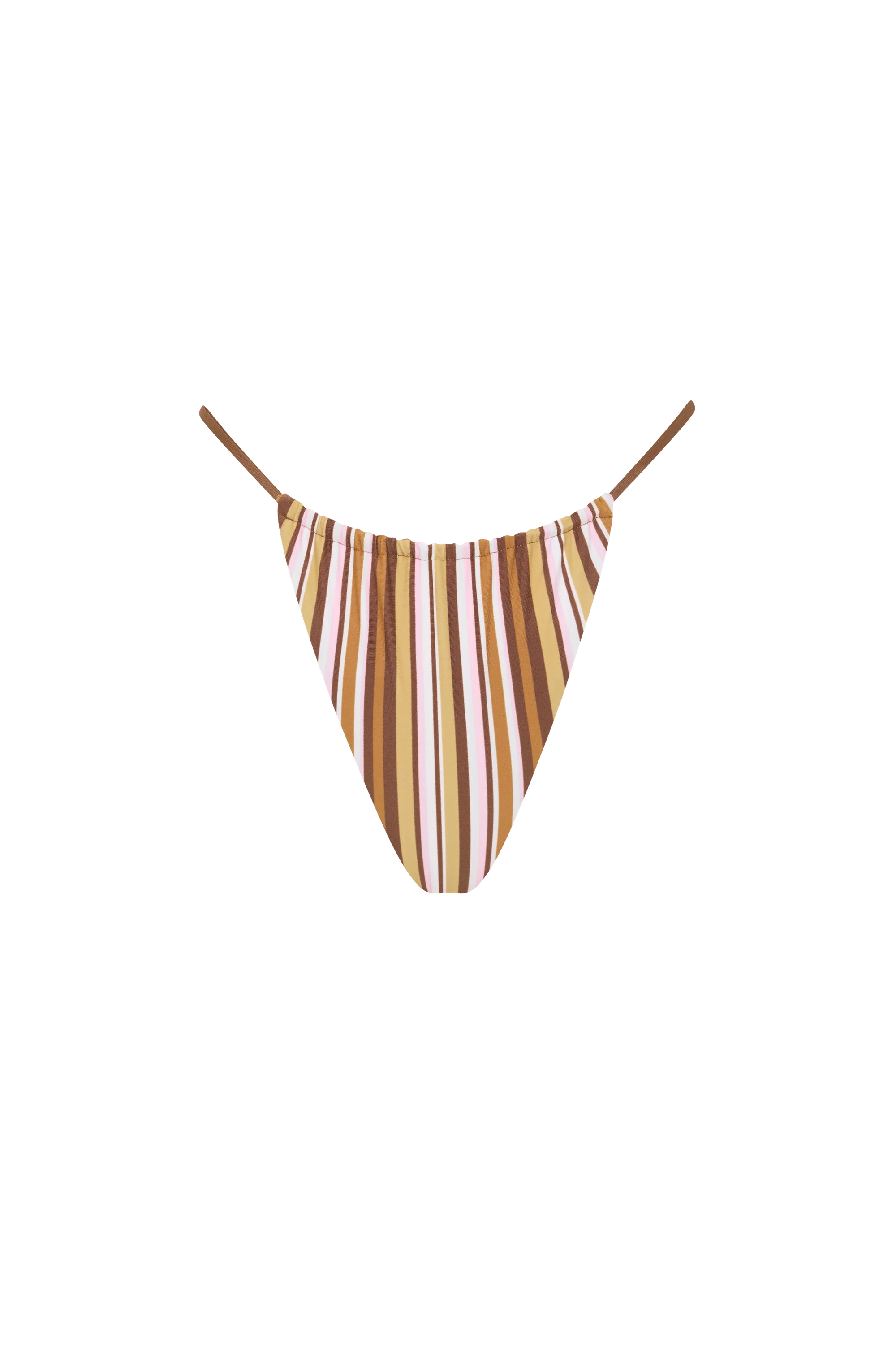 Faithfull - Elea Bikini Bottom Terracotta Stripe - Final Sale - Image 7