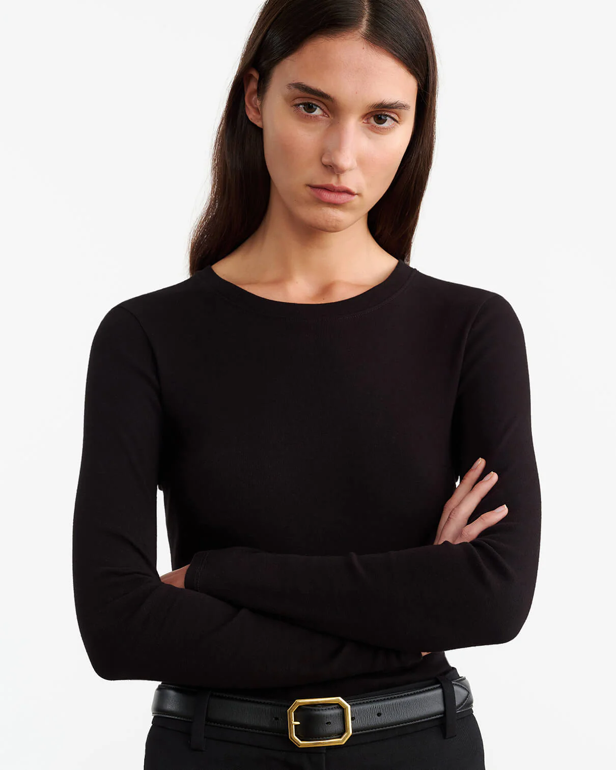 Nili Lotan - EMELIE LONG SLEEVE TEE - Image 3