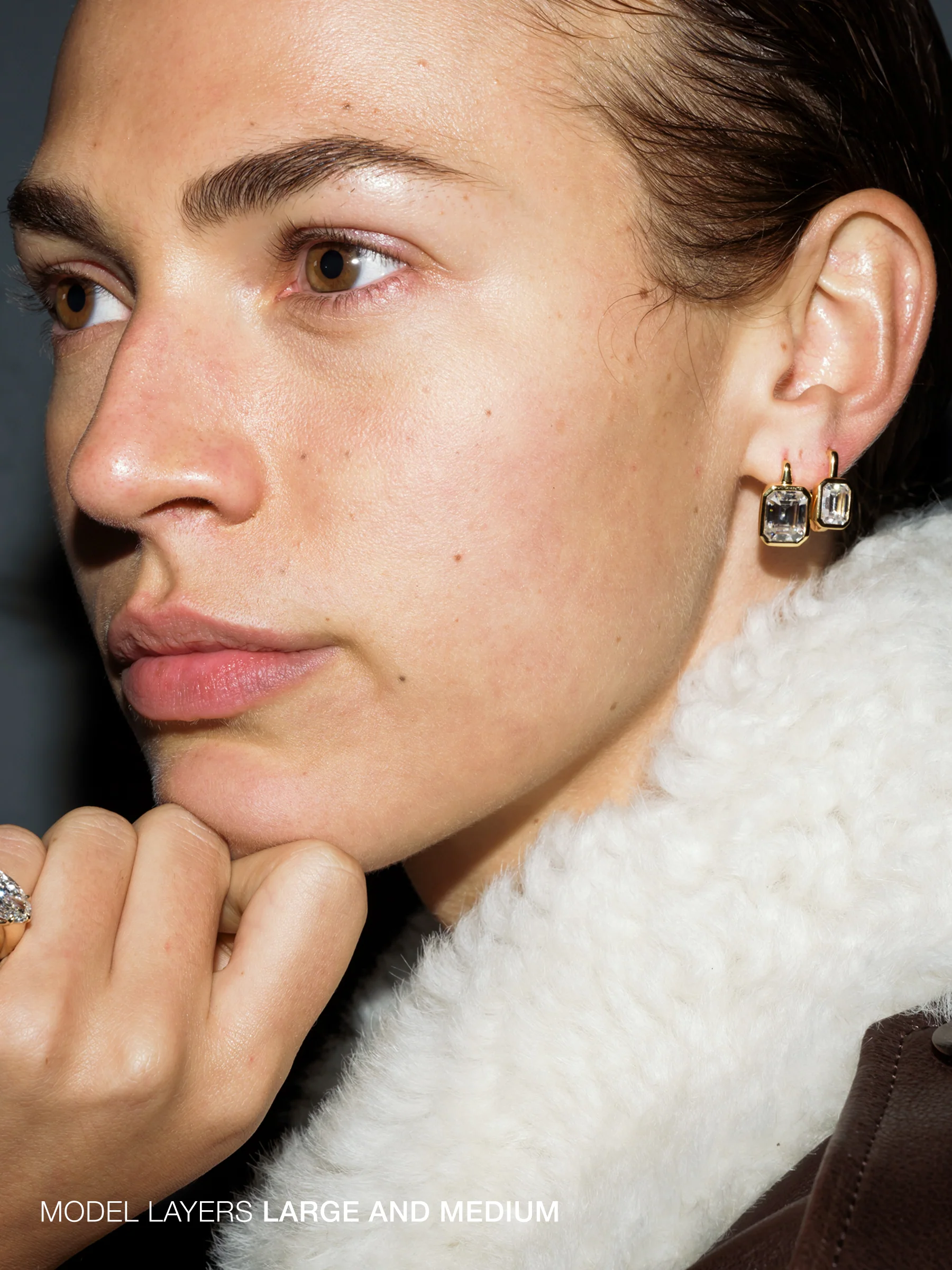 Dorsey - ODETTE EARRINGS IN HONEY MOISSANITE - Image 7