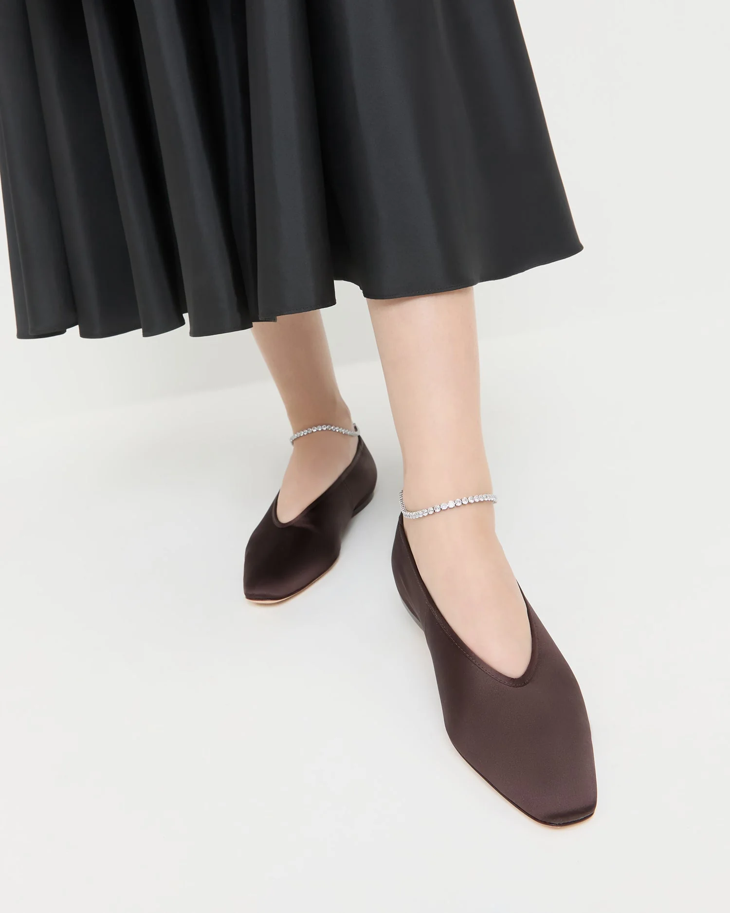 Loeffler Randall - Emery Brown/Crystal Ballet Flat - Image 2