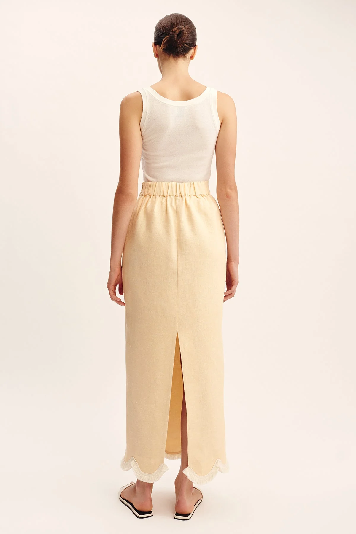 Posse - ESSIE COLUMN SKIRT - DUSTY CITRON - Image 5