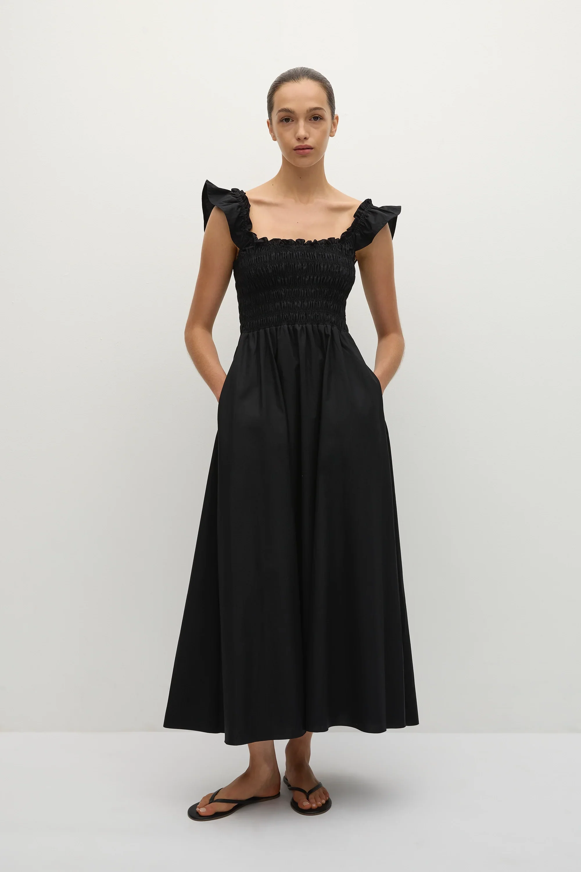 Faithfull - Eudora Midi Dress Black - Final Sale