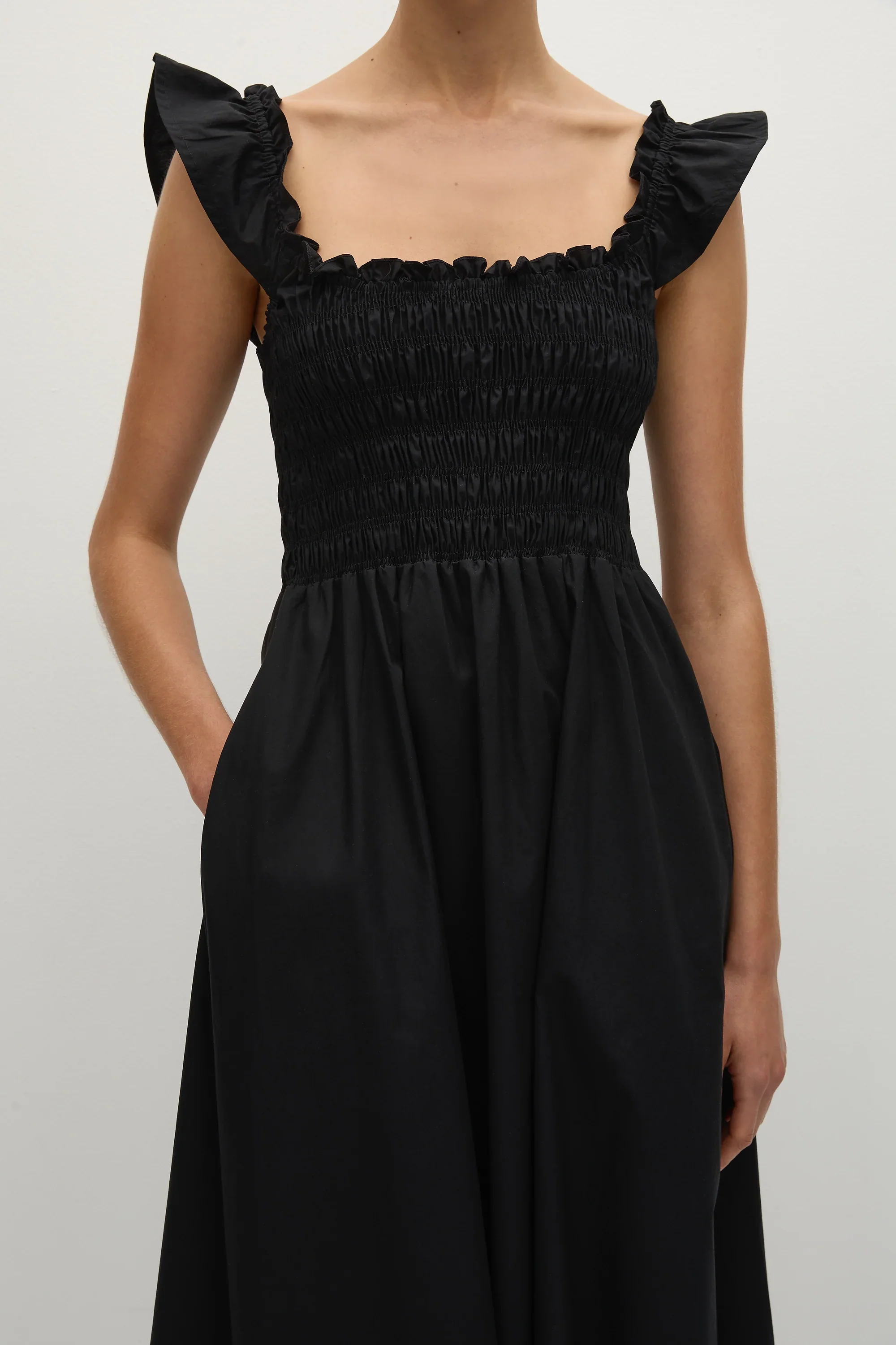Faithfull - Eudora Midi Dress Black - Final Sale - Image 2