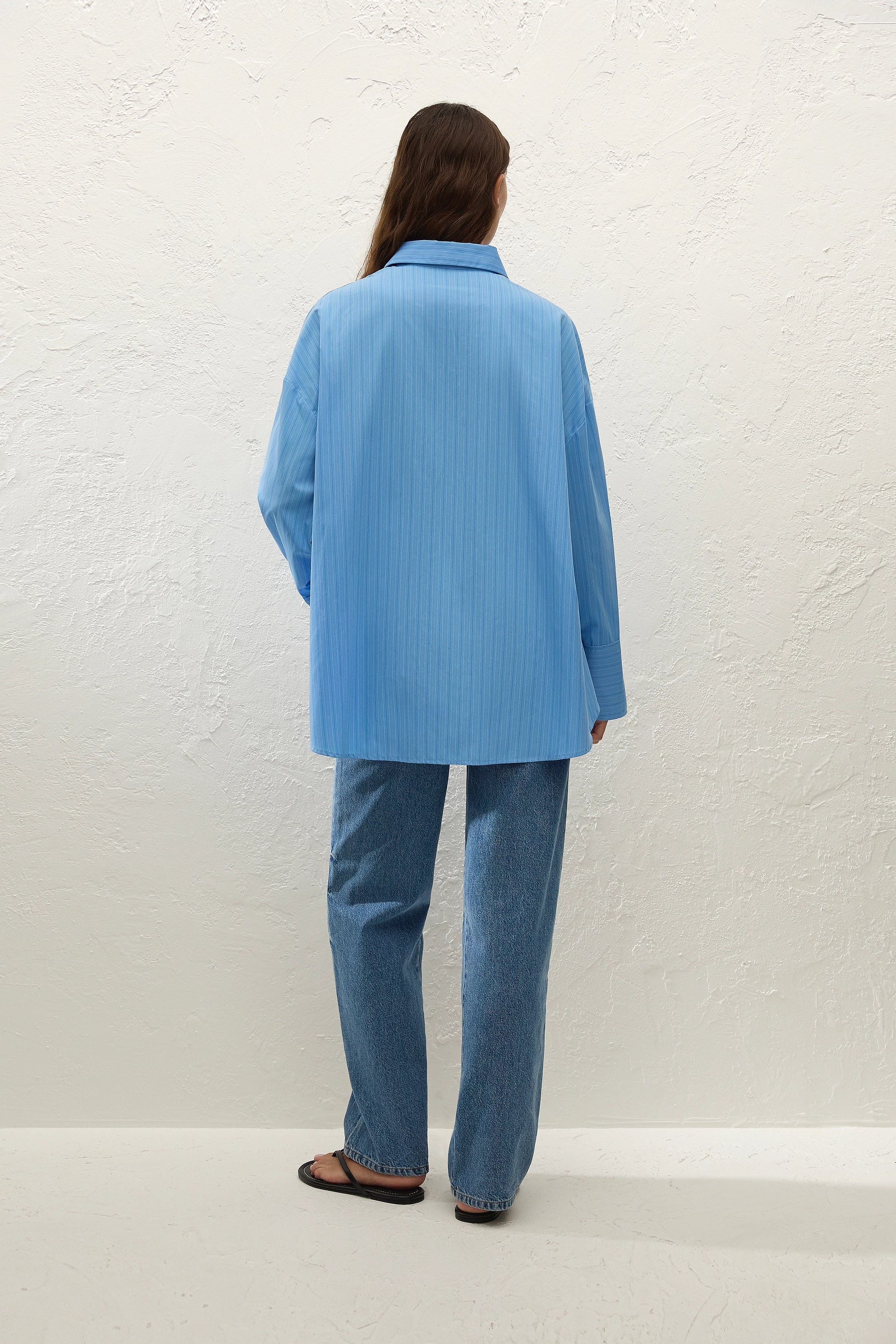 Faithfull - Clemente Shirt Mico Pinstripe Azul - Image 8