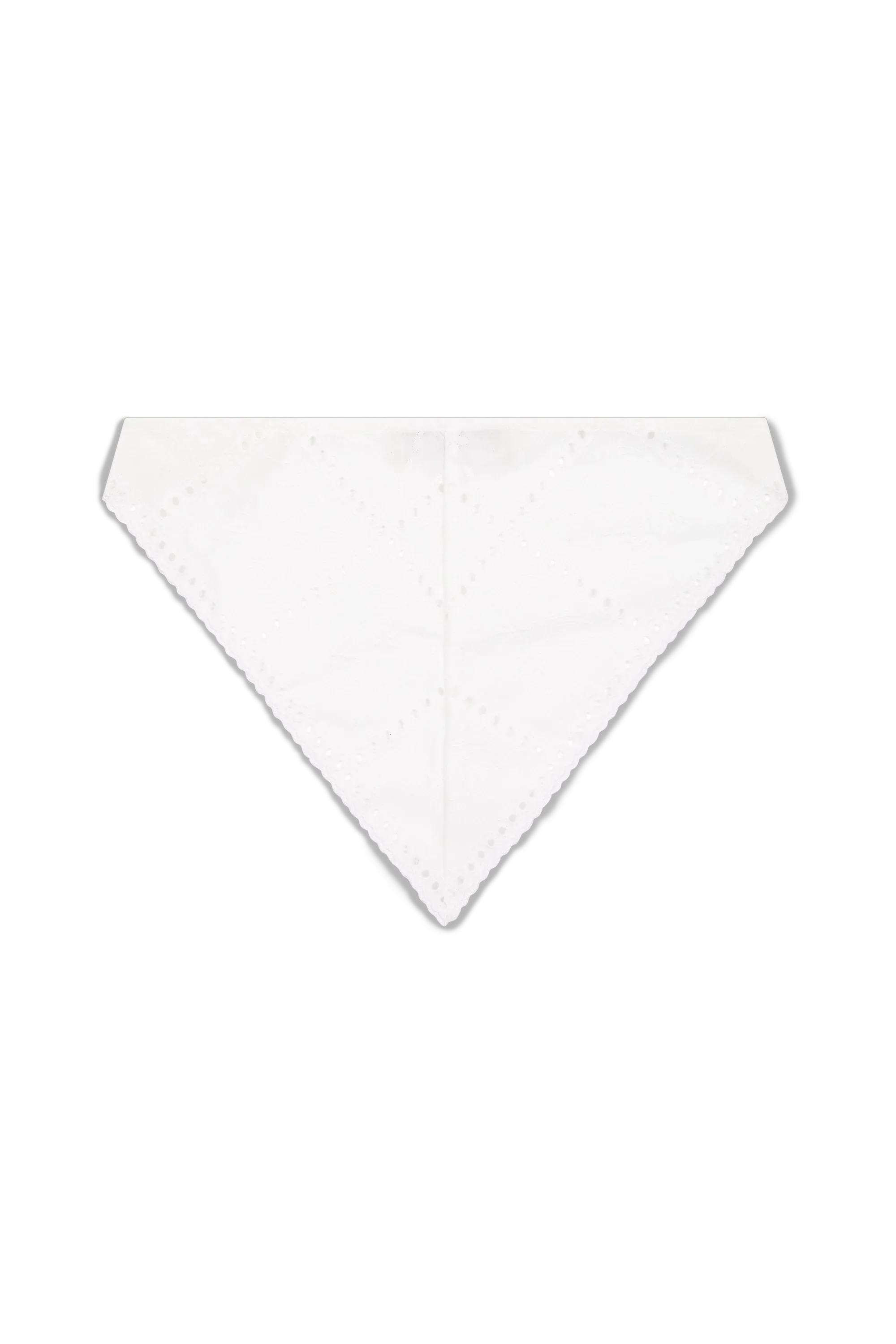 Faithfull - Clementina Head Scarf Handkerchief Broderie White - Image 7