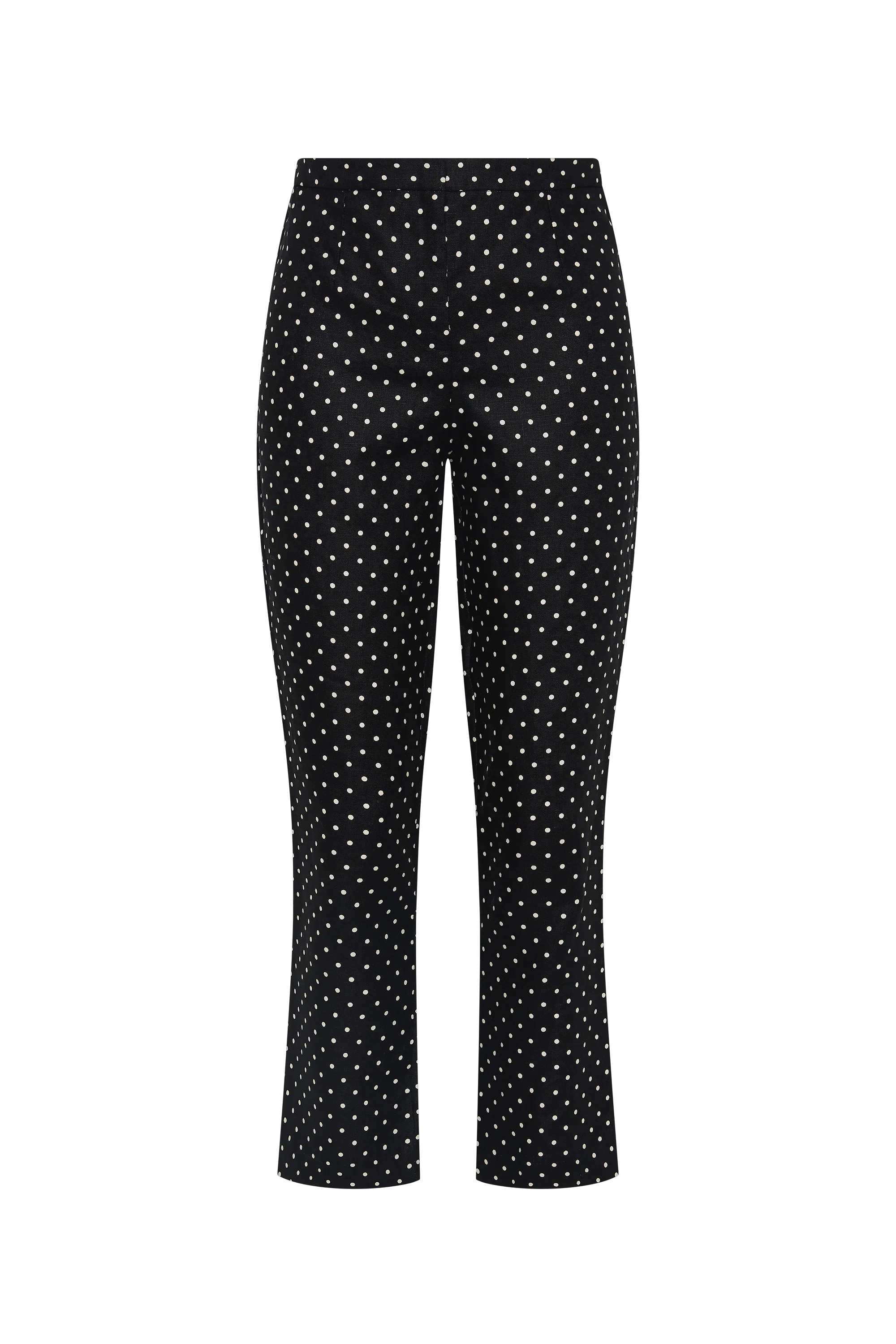 Faithfull - Iria Capri Pant Lola Polka Dot Black Cream - Image 6