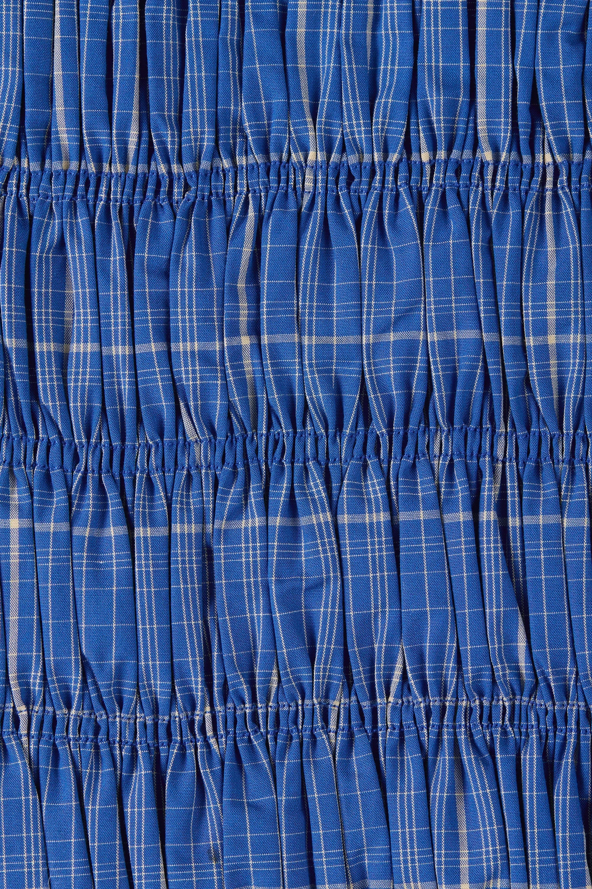 Faithfull - Leya Top Flor Check Cobalt - Image 6