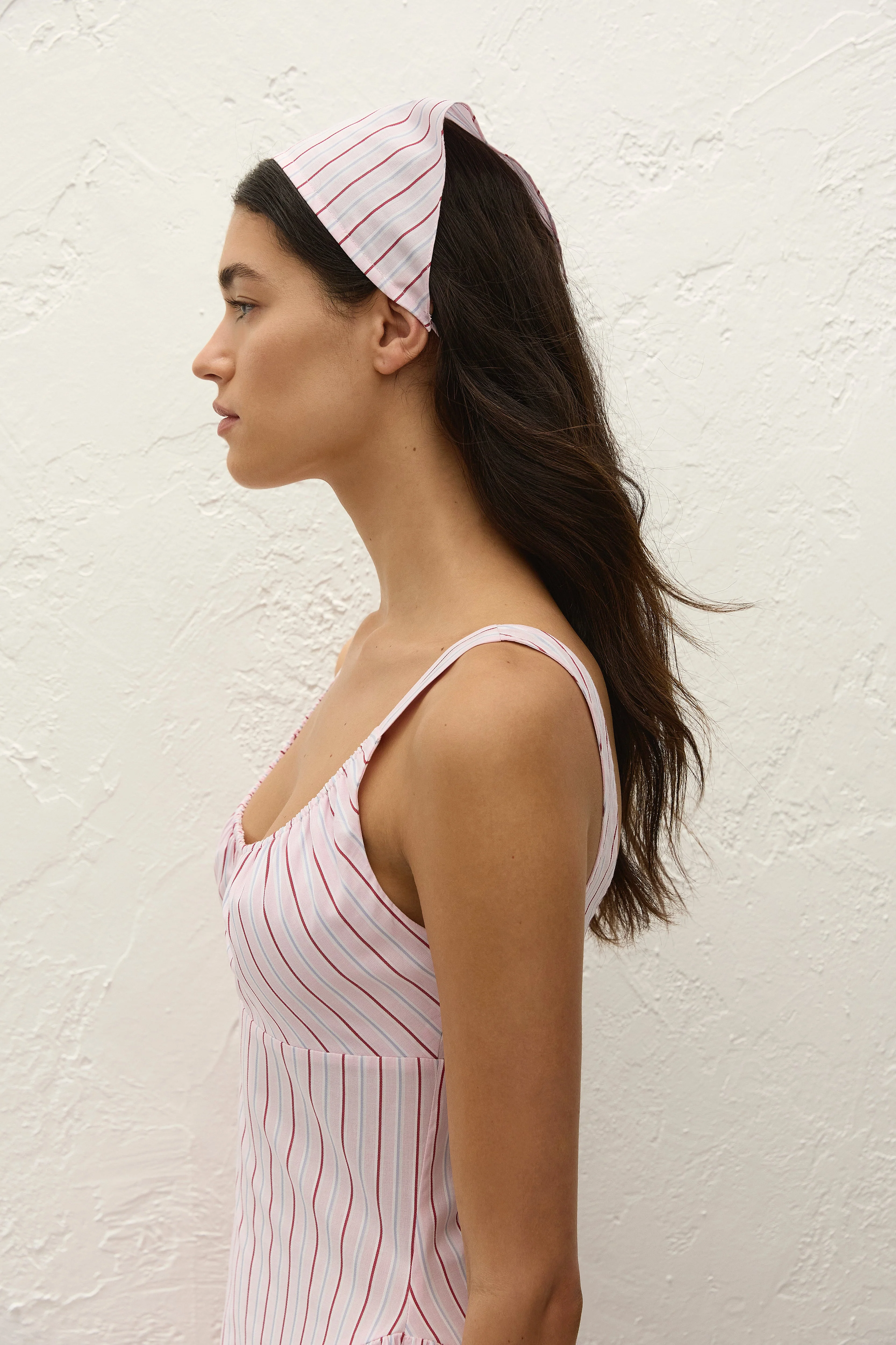 Faithfull - Lucia Head Scarf Fiori Stripe Palazzo - Image 2
