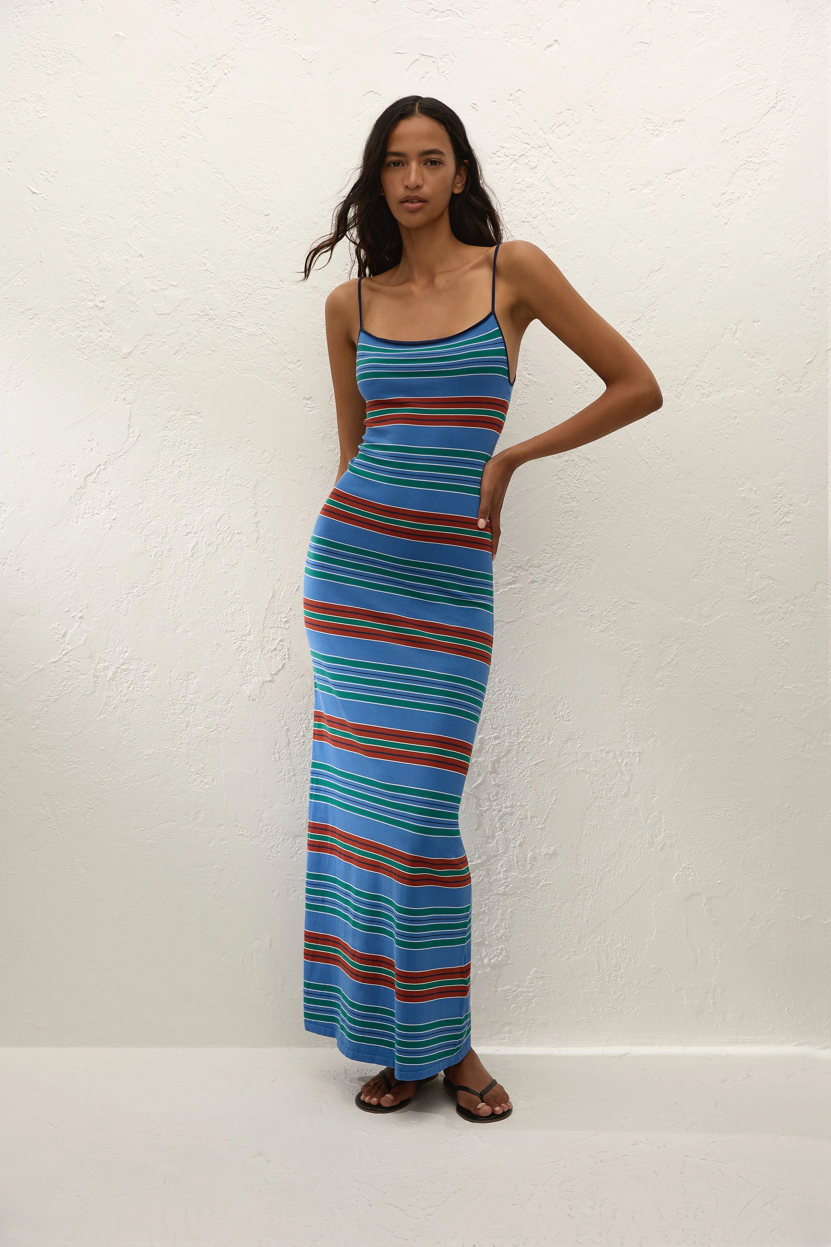 Faithfull - Lucy Maxi Dress Juan Stripe