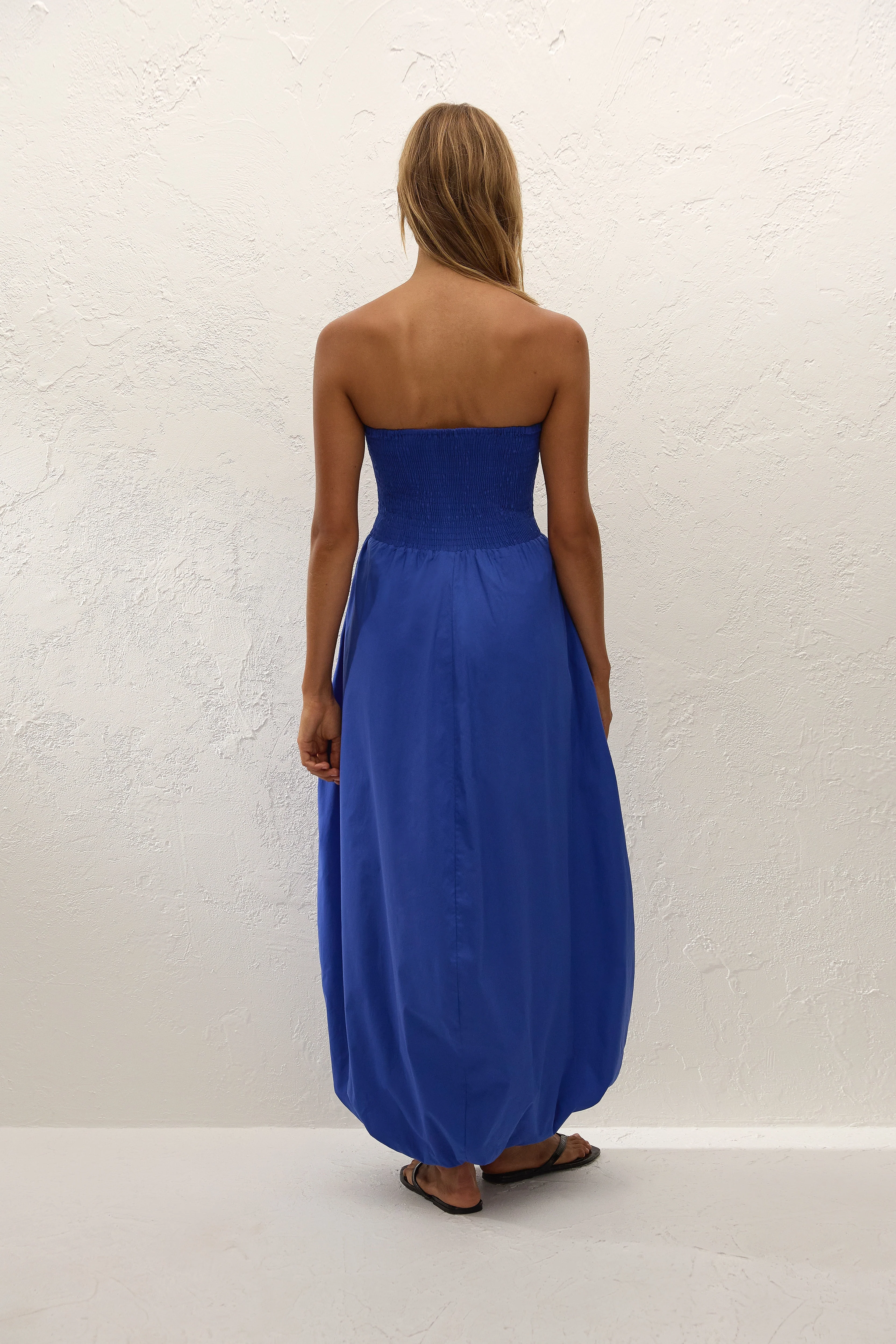 Faithfull - Lunaire Midi Dress Cobalt - Image 4