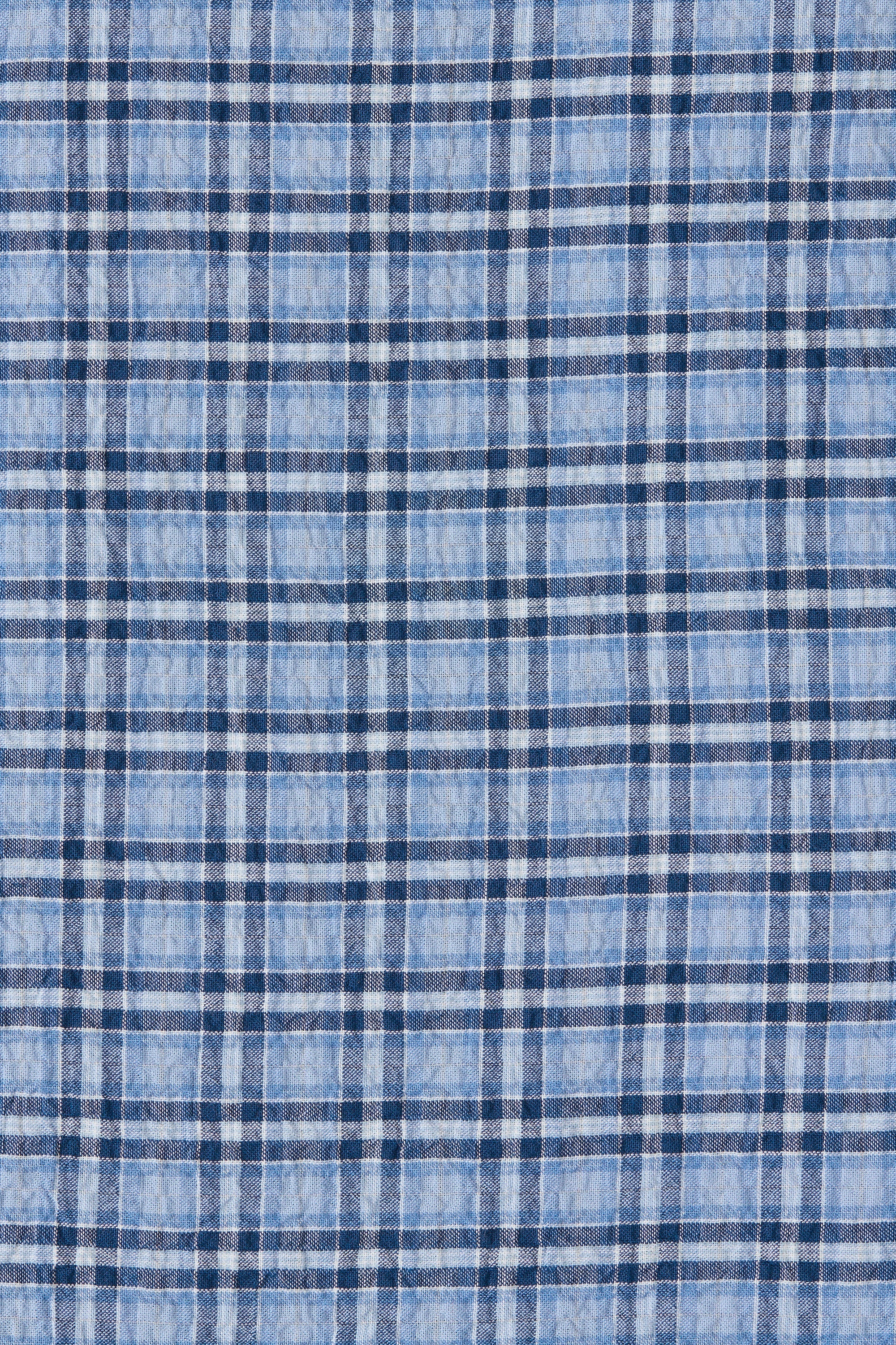 Faithfull - Pelea Mini Dress Vintage Blue Check - Image 5