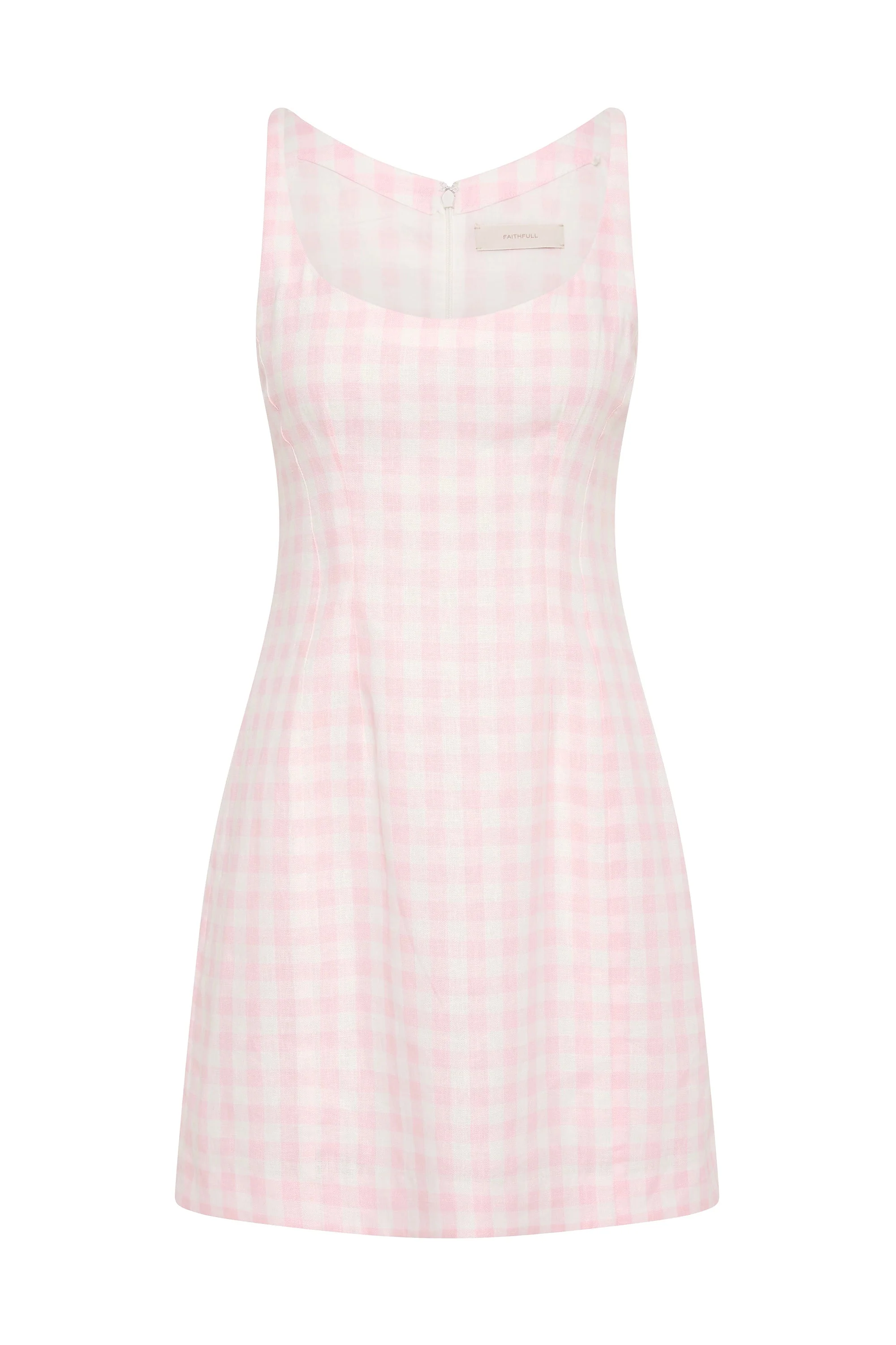 Faithfull - Sanne Mini Dress Gingham Palazzo - Image 6