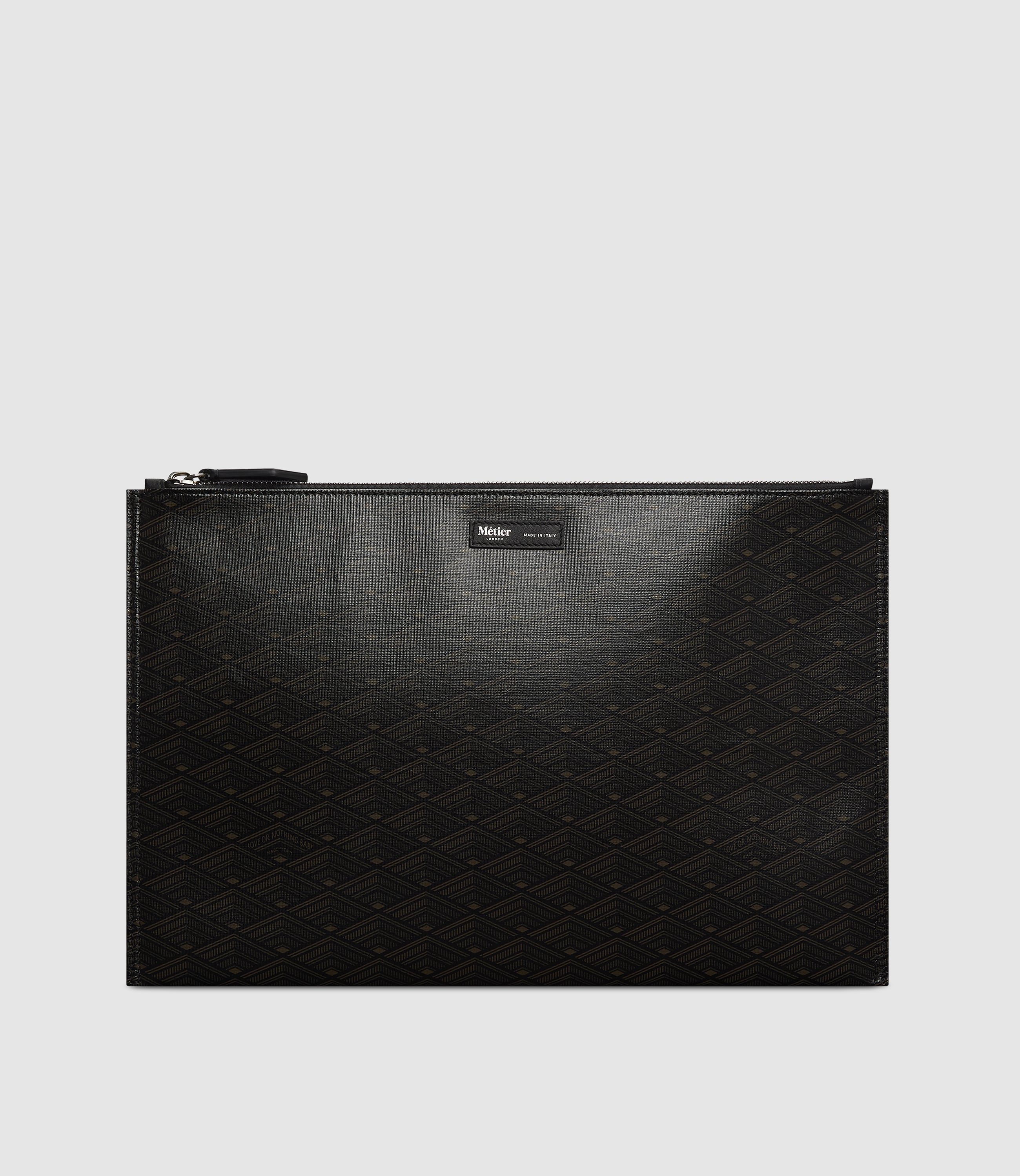 Metier - Medium Flat Pouch Signature Canvas From Dusk Till Dawn