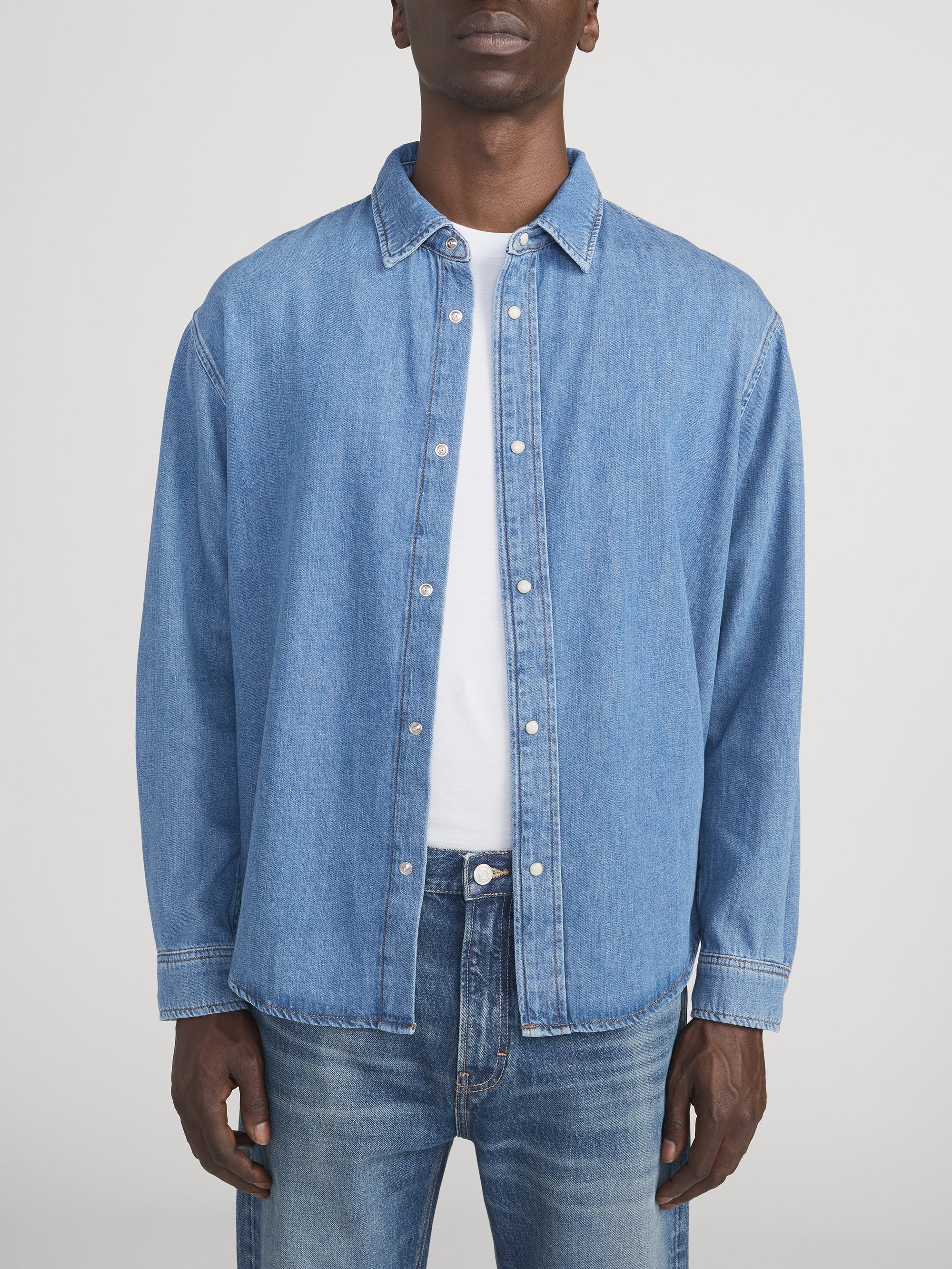 FRAME - Classic Denim Shirt - Image 3