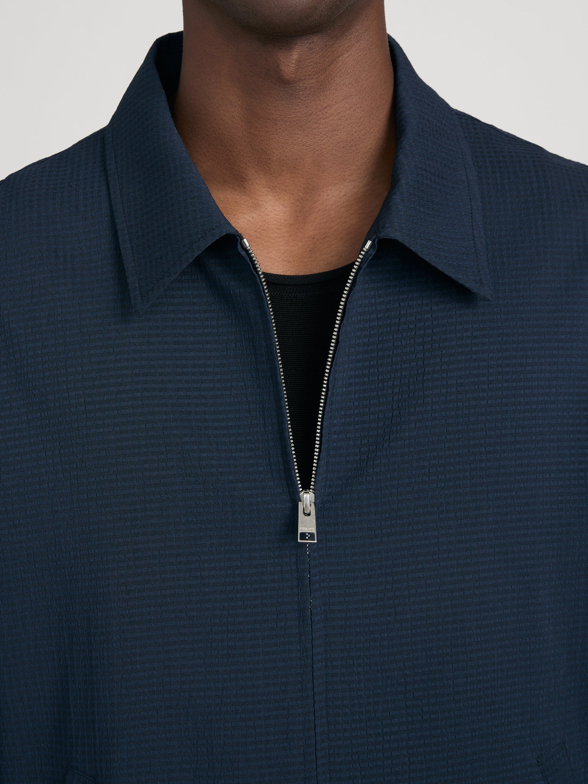 FRAME - Seersucker Blouson - Image 4