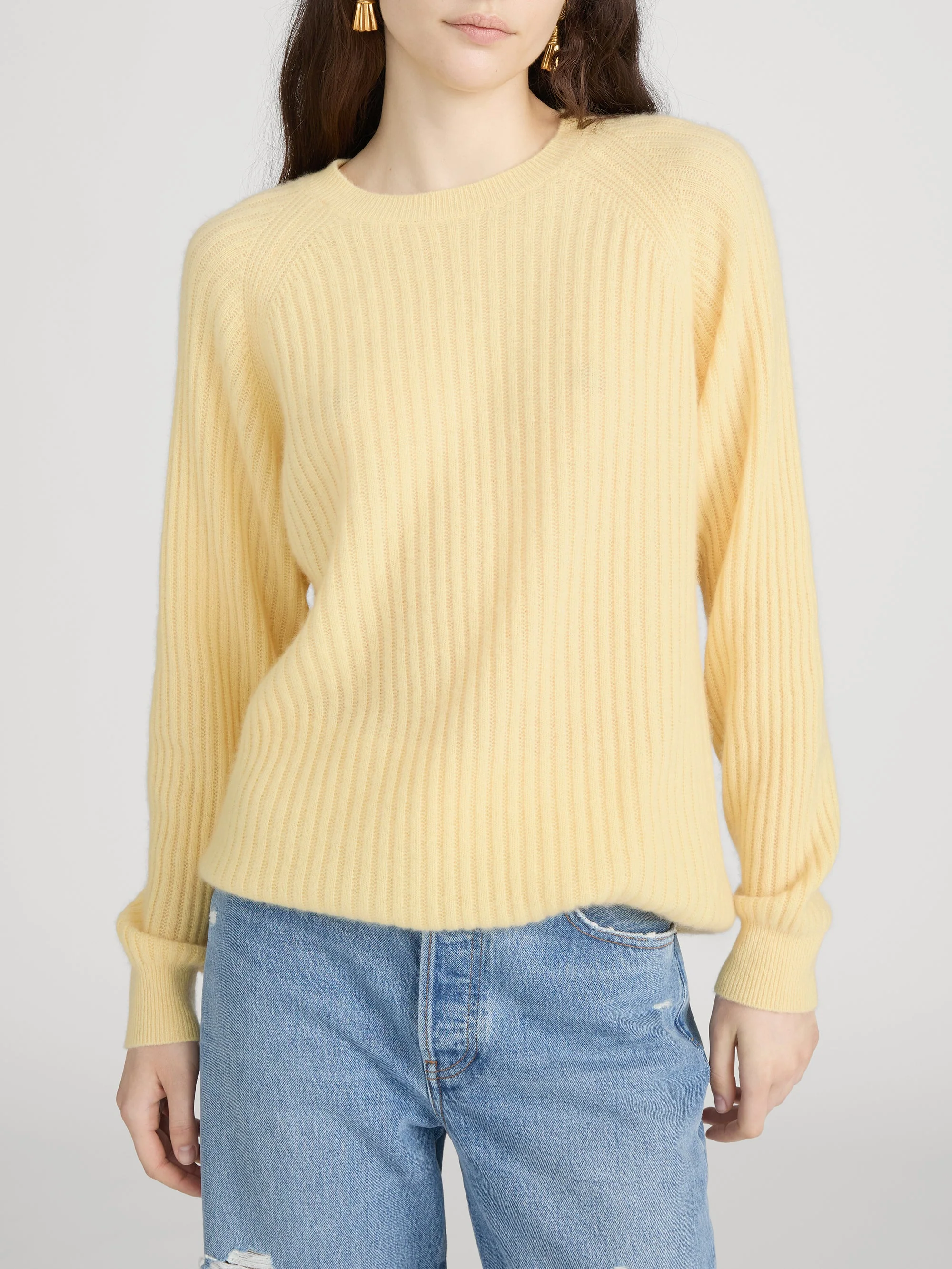 FRAME - The Cashmere Sunbeam Sweater - Image 3