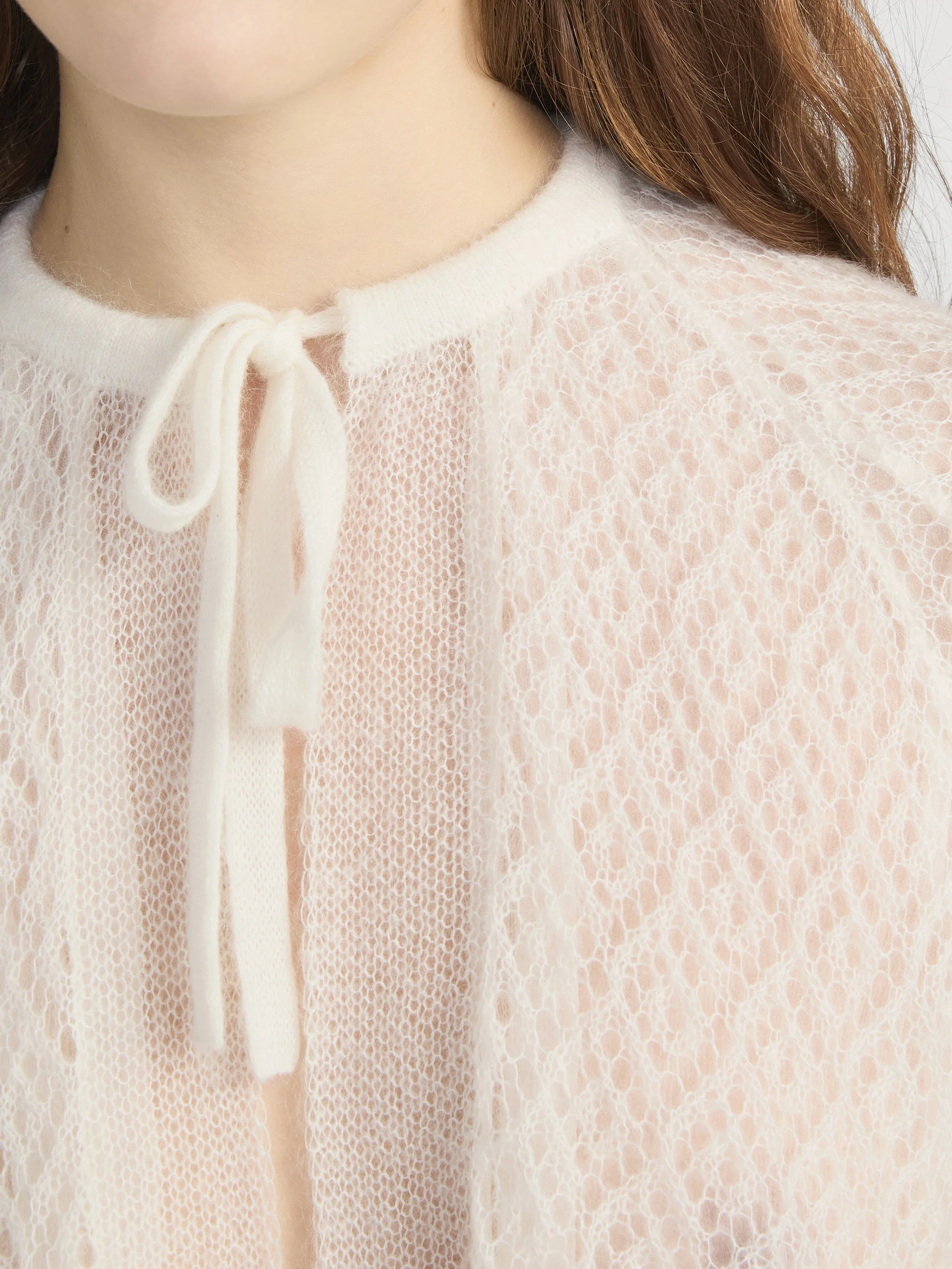 FRAME - The Delicate Tie Sweater - Image 5