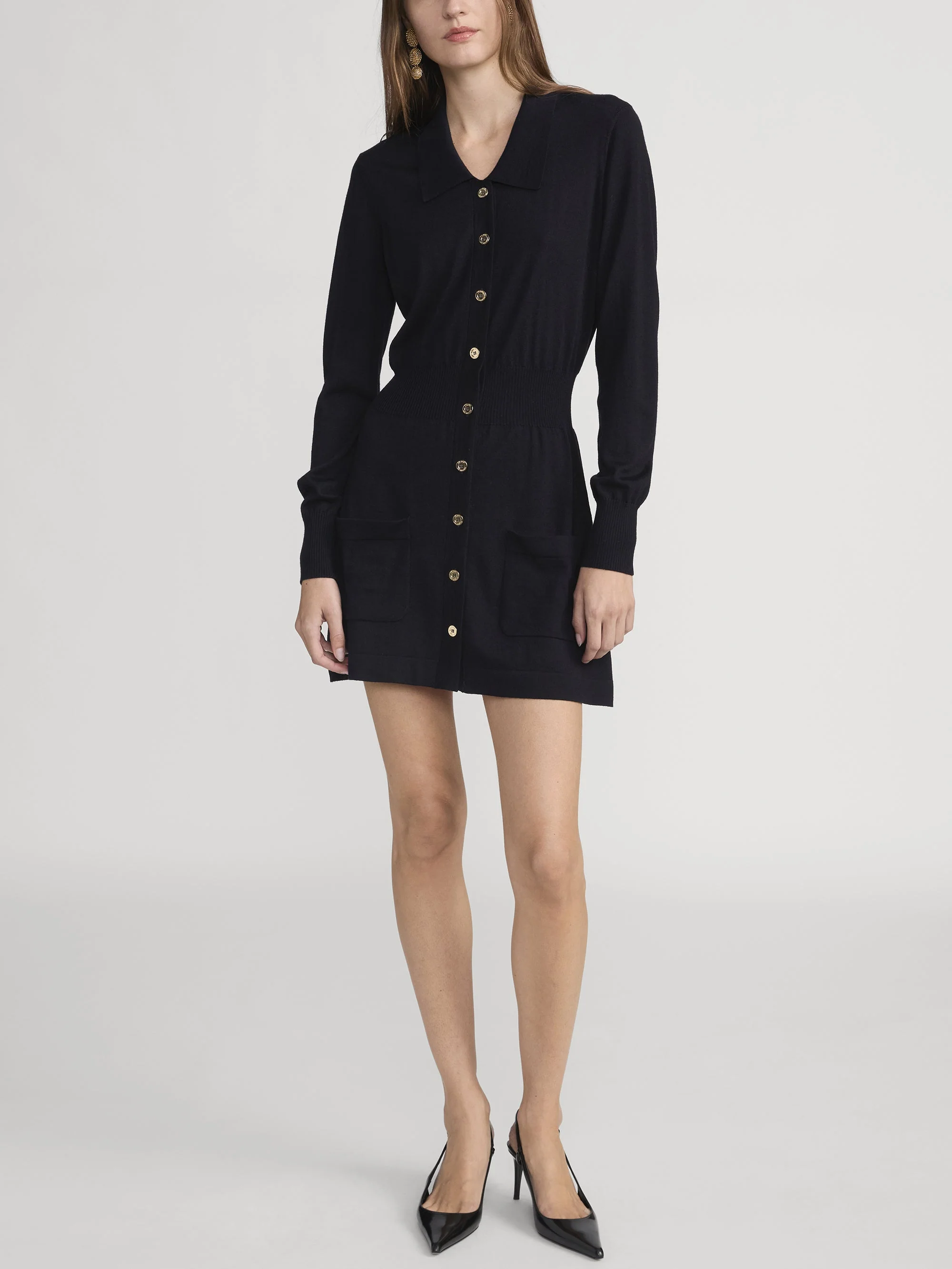 FRAME - The Knit Polo Dress - Image 2