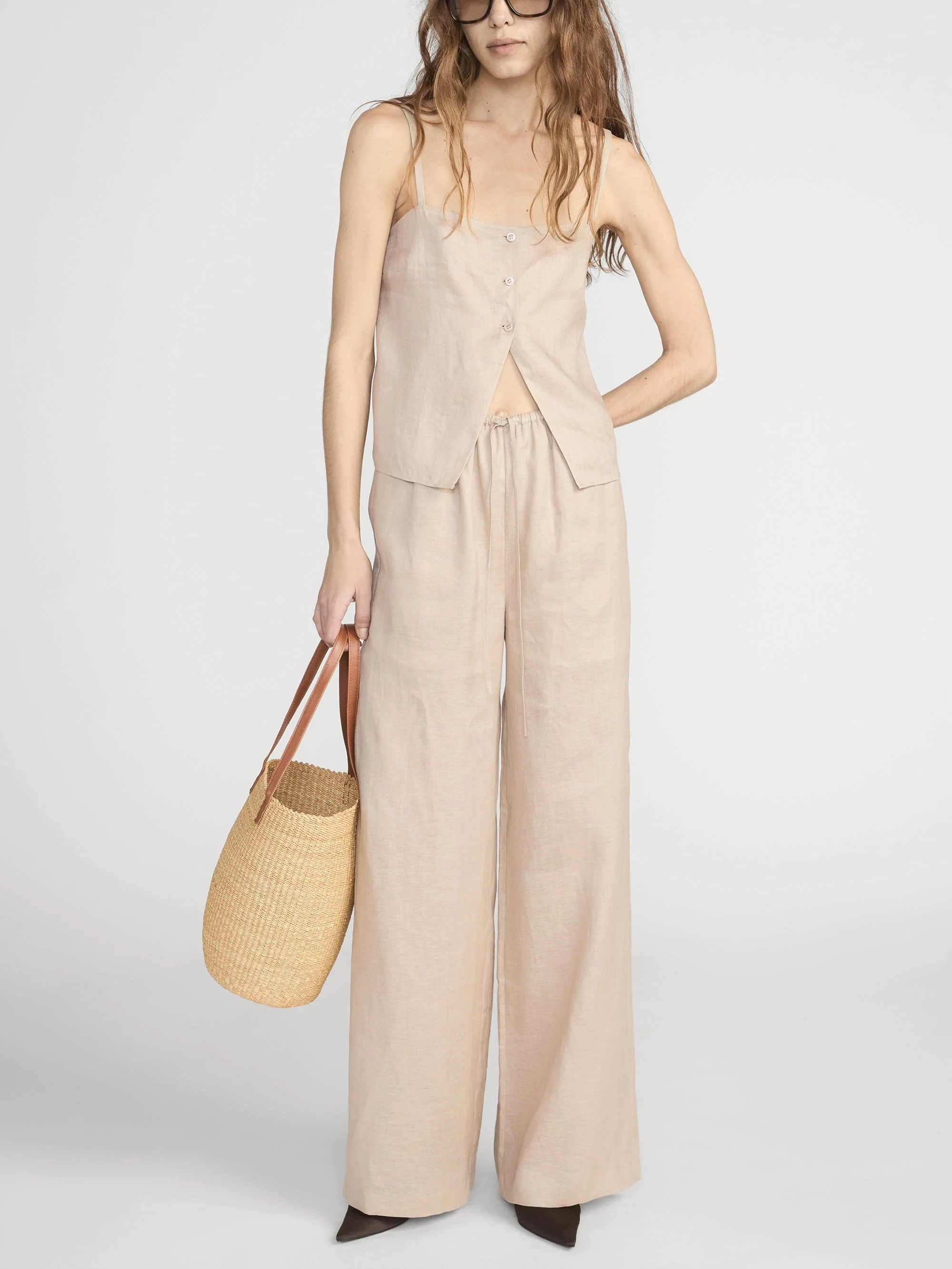 FRAME - The Linen Lounge Pant - Image 2