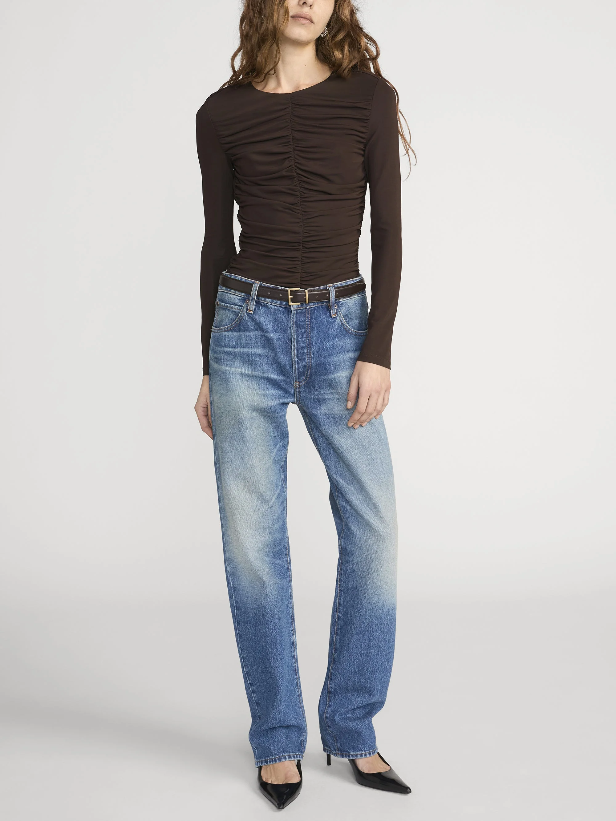 FRAME - The Ruched Top - Image 2