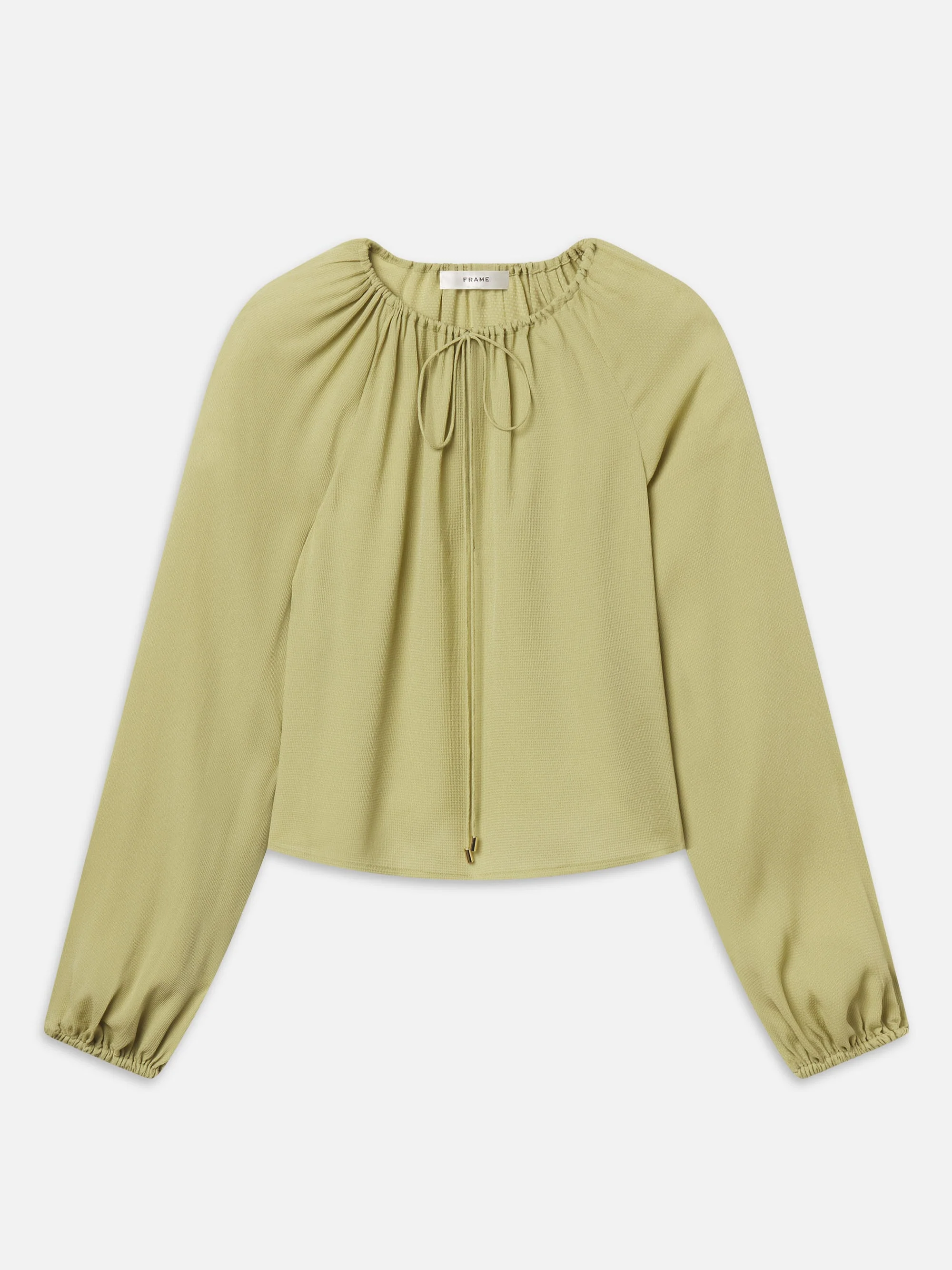 FRAME - THE SILK BALLOON BLOUSE - Image 2
