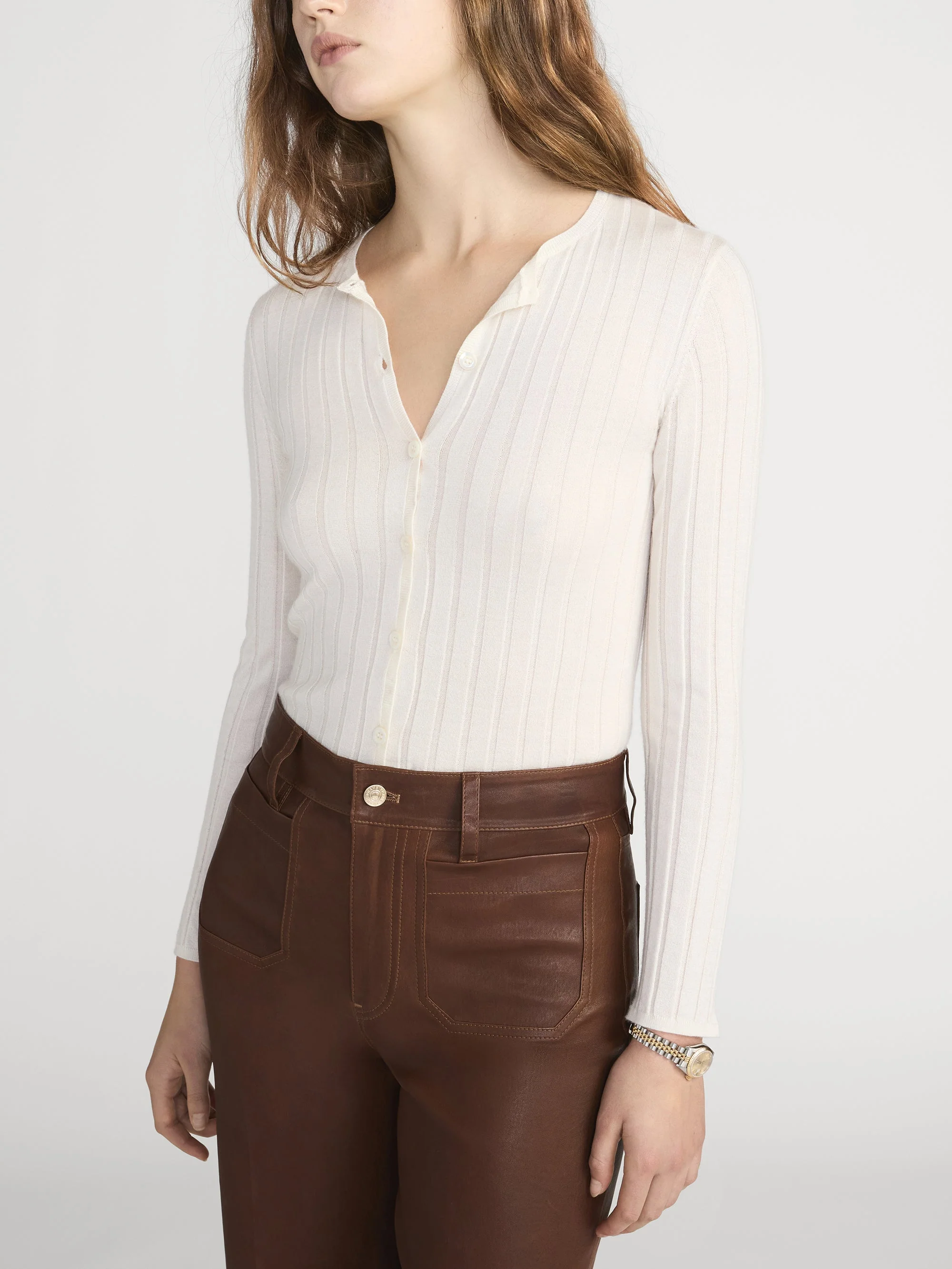 FRAME - The Silk Cashmere Cardi - Image 4