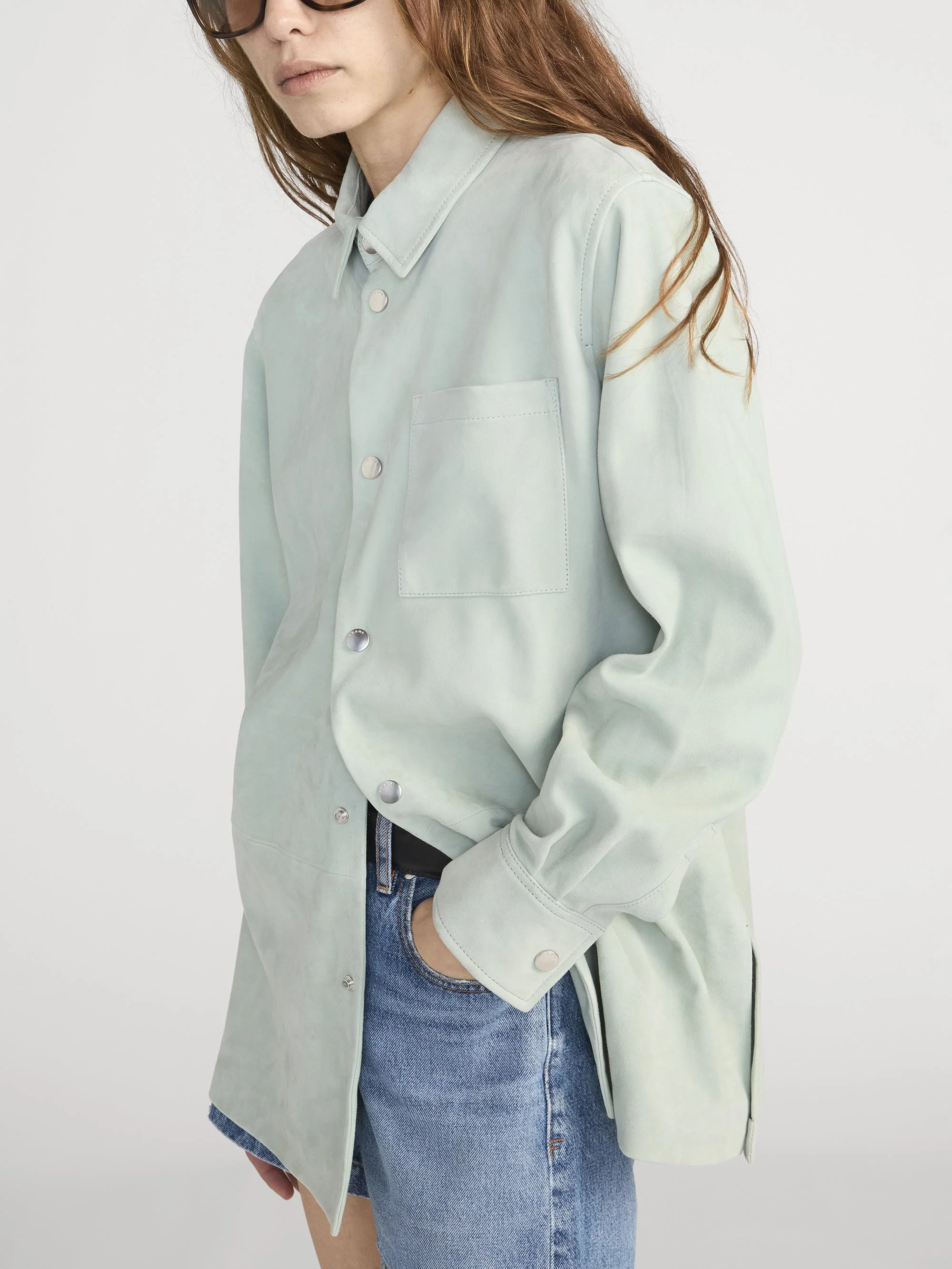 FRAME - The Suede Studio Shirt - Image 4