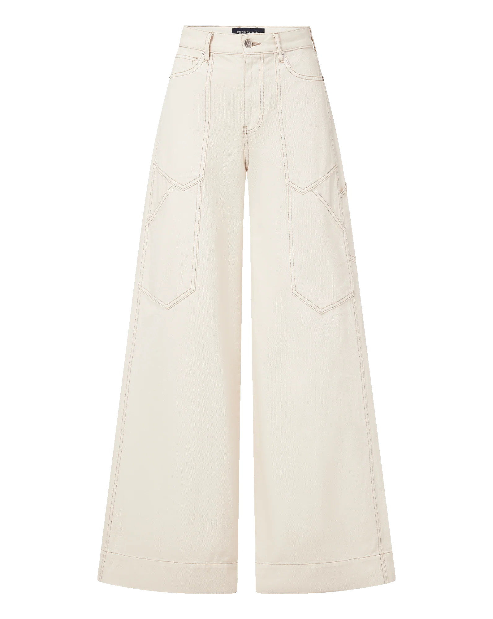 Veronica Beard - Freddy Wide - Leg Cargo Jean - Image 6