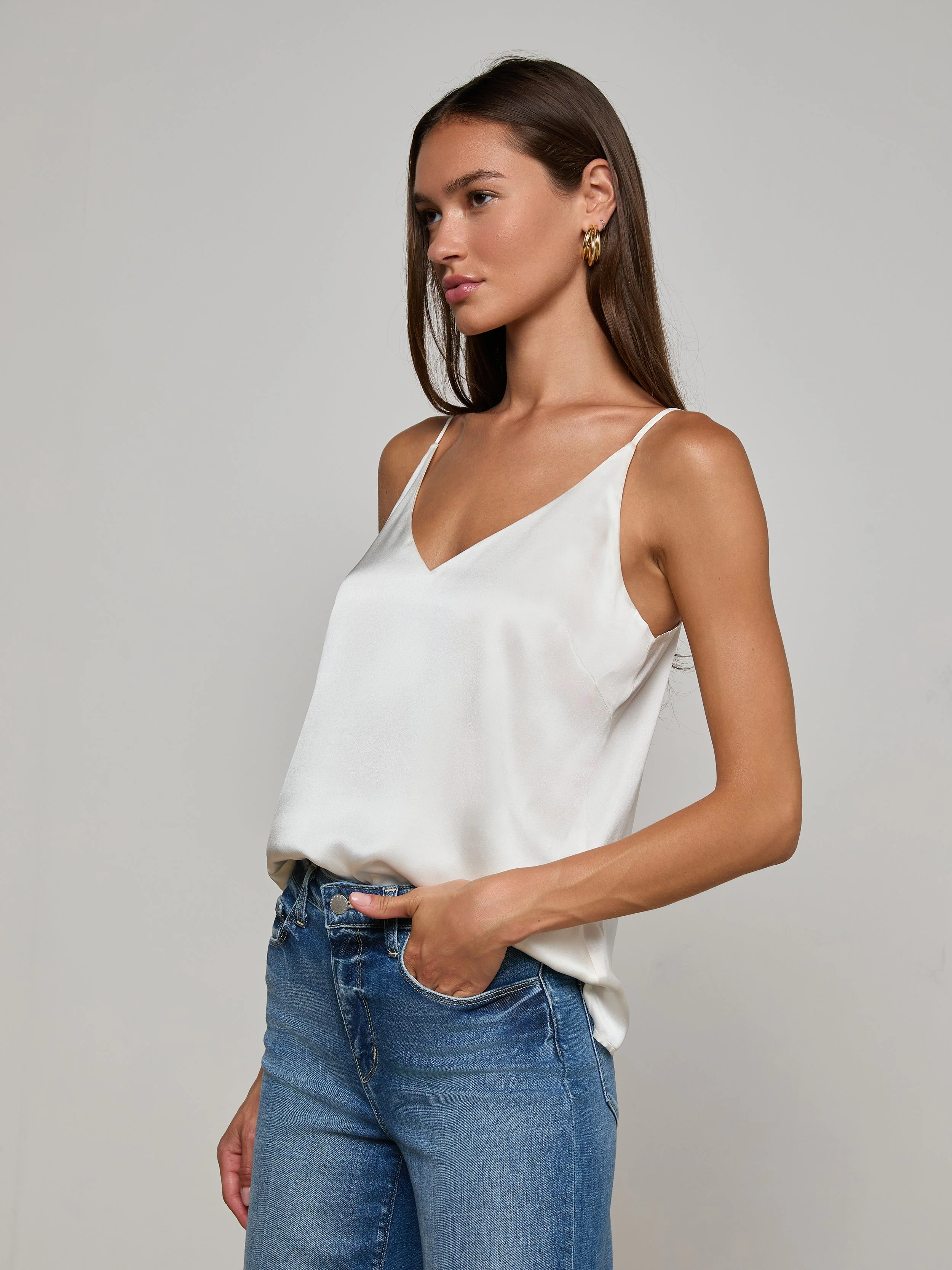 L'AGENCE - Gabriella Silk Camisole - Image 9