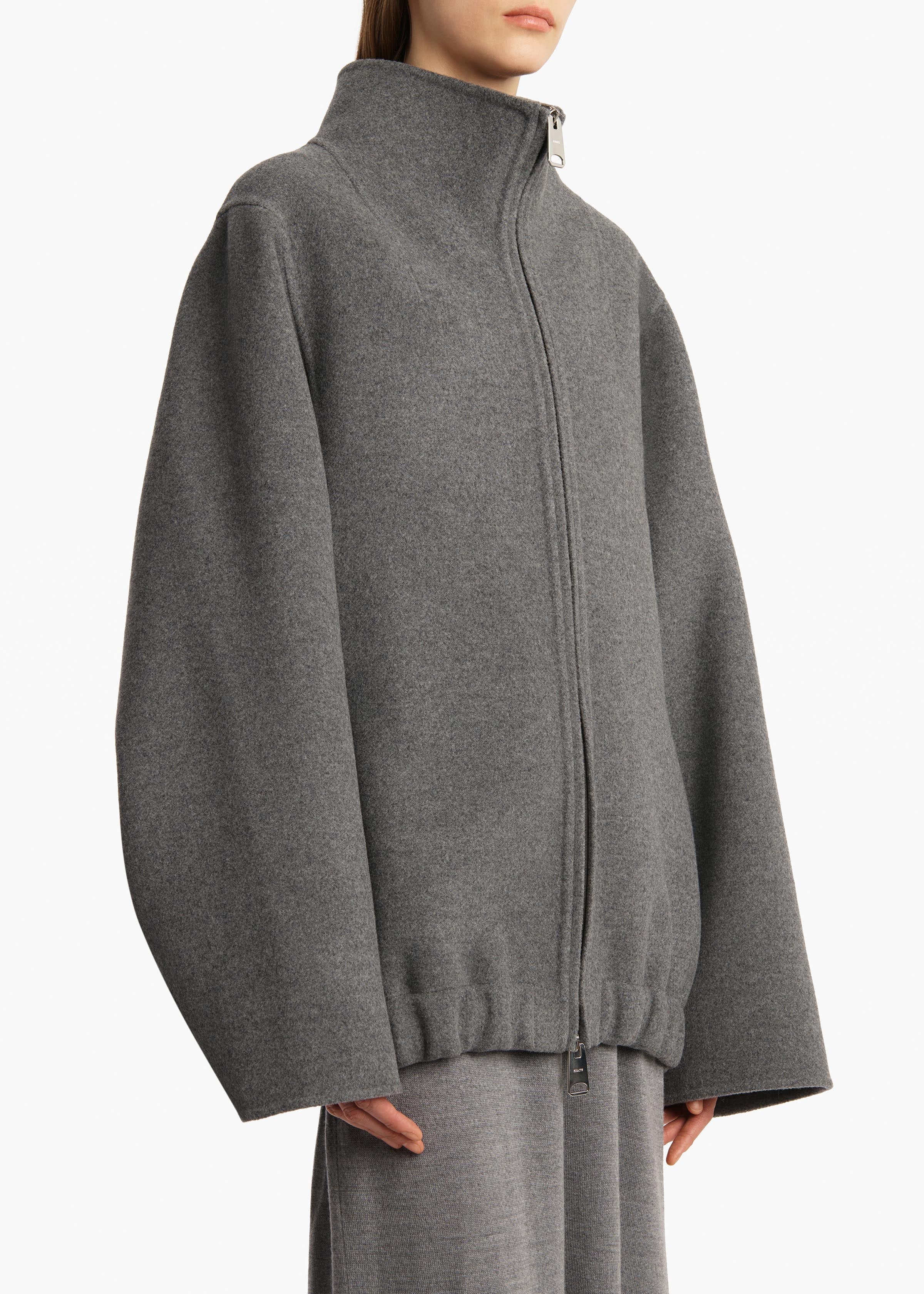 Khaite - Garret Jacket in Grey Melange - Image 5