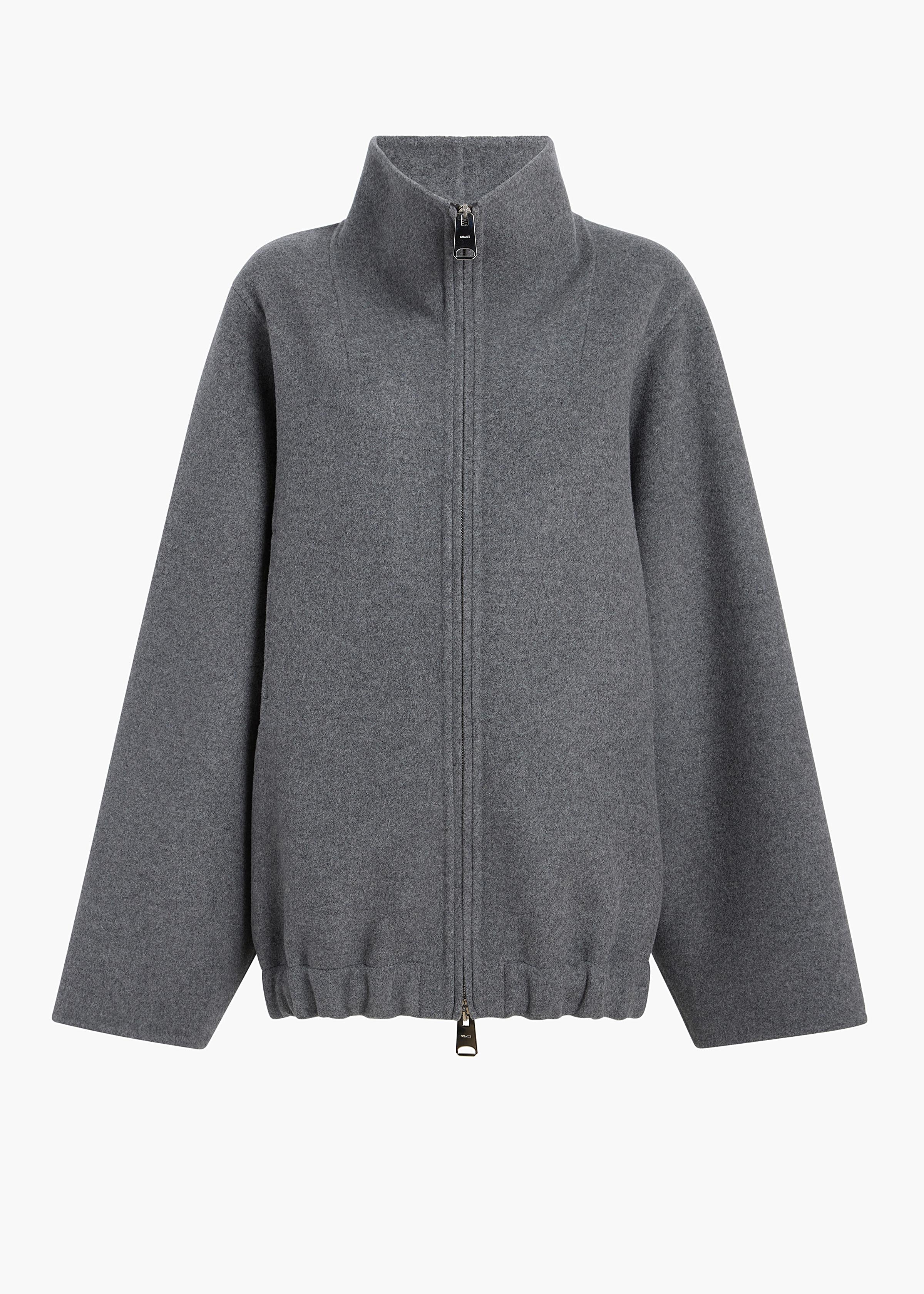 Khaite - Garret Jacket in Grey Melange - Image 8