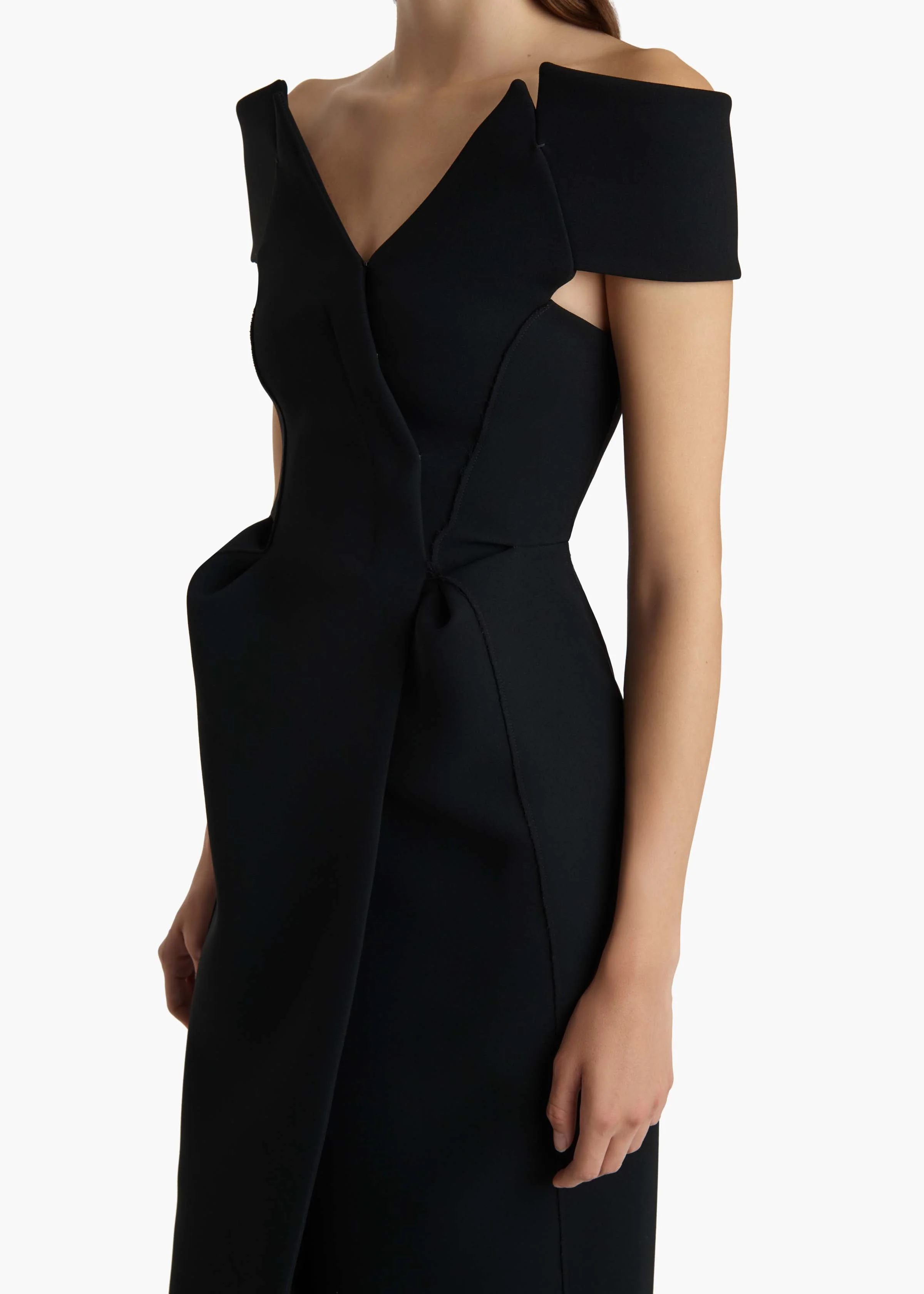 Khaite - Gene Dress in Black - Image 11