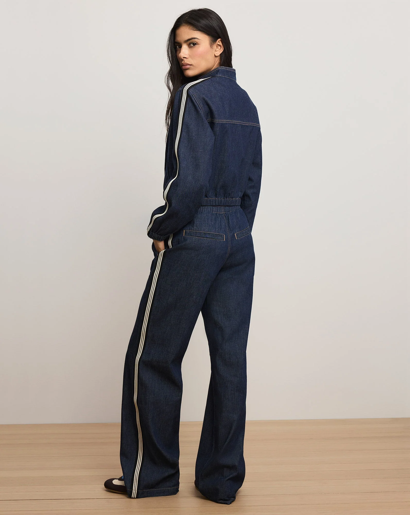 Veronica Beard - Gigi Denim Track Jacket - Image 3