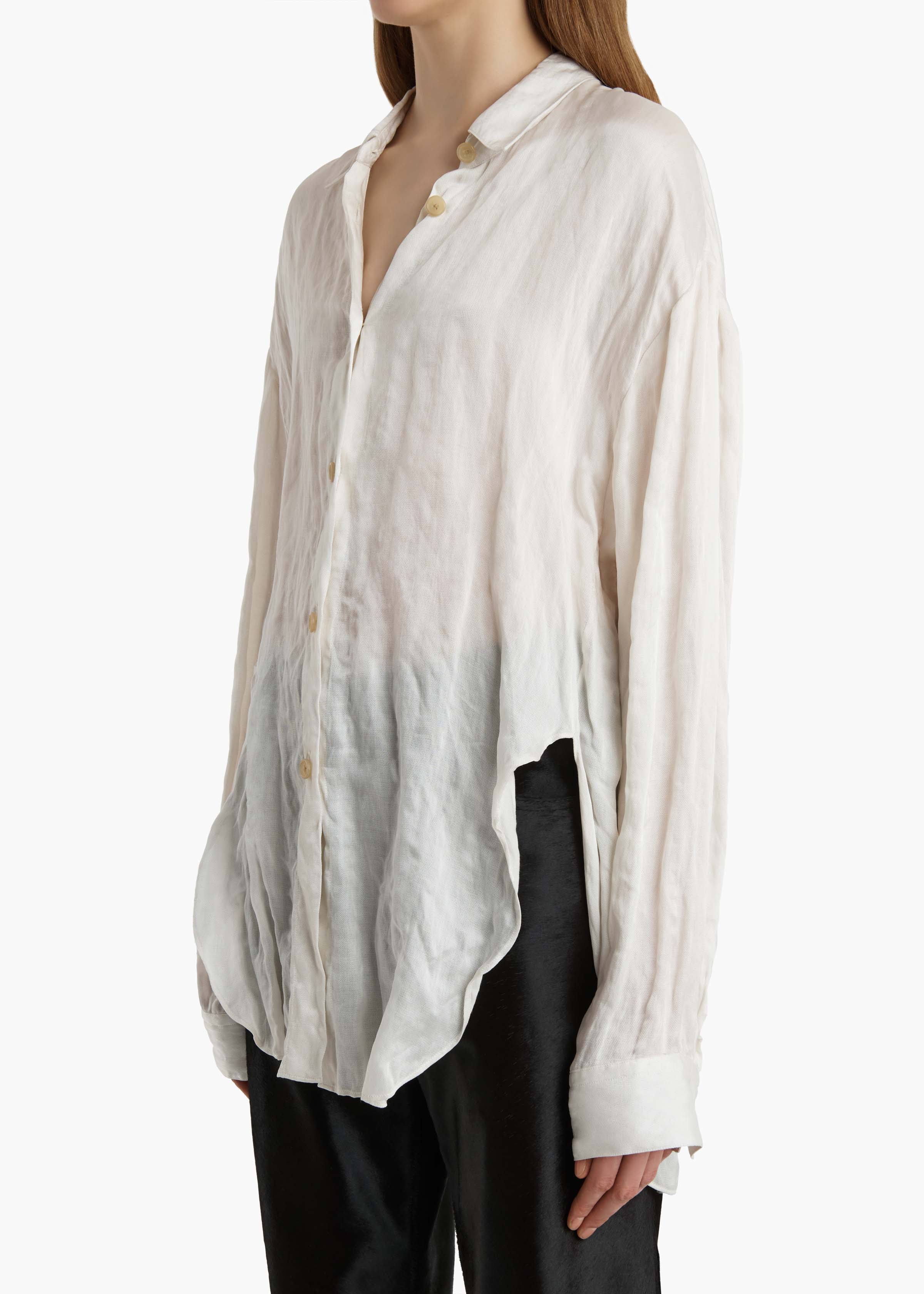 Khaite - Goya Top in Chalk - Image 5