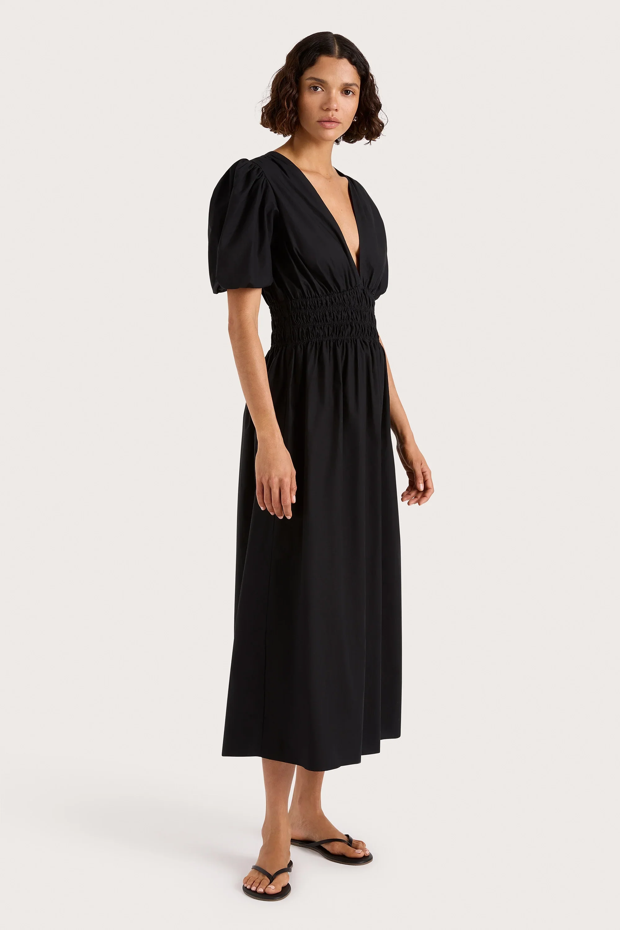 Faithfull - Grace Midi Dress Black - Image 2