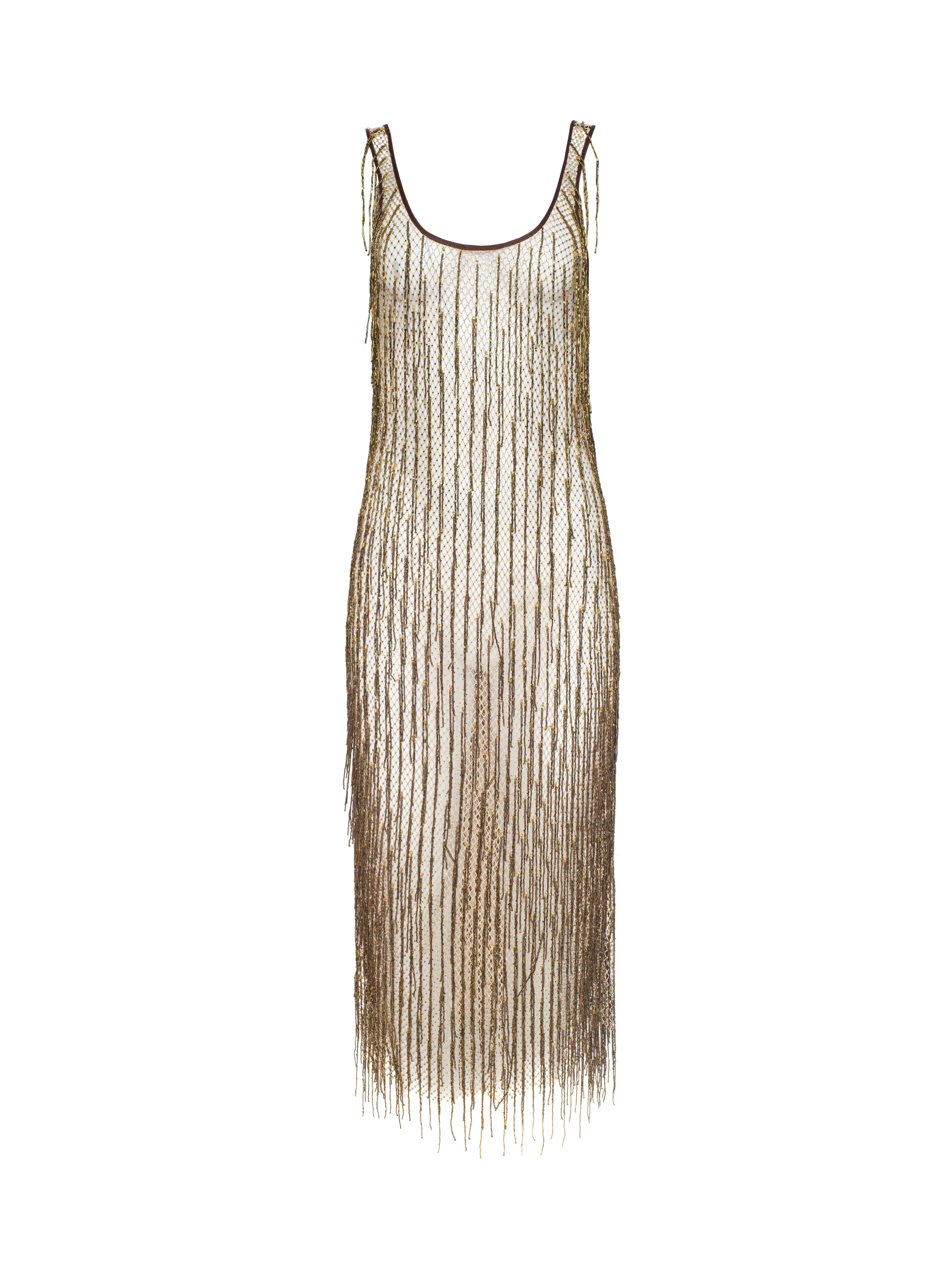 L'AGENCE - Gracelynn Beaded Fringe Dress - Image 6