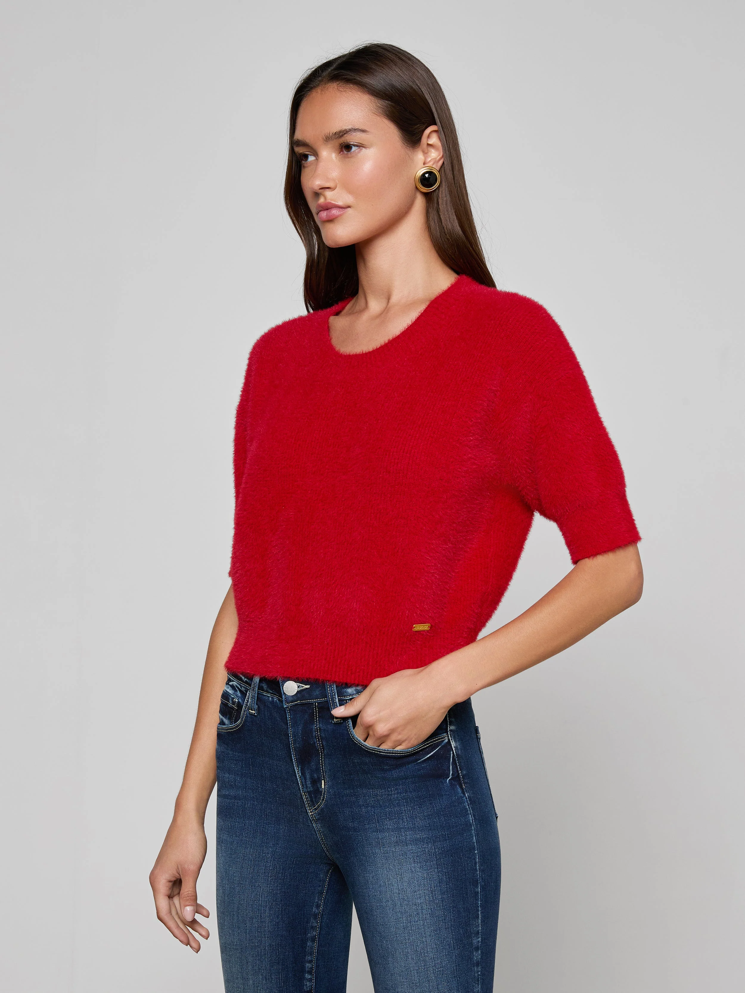 L'AGENCE - Guinevere Cropped Pullover - Image 2