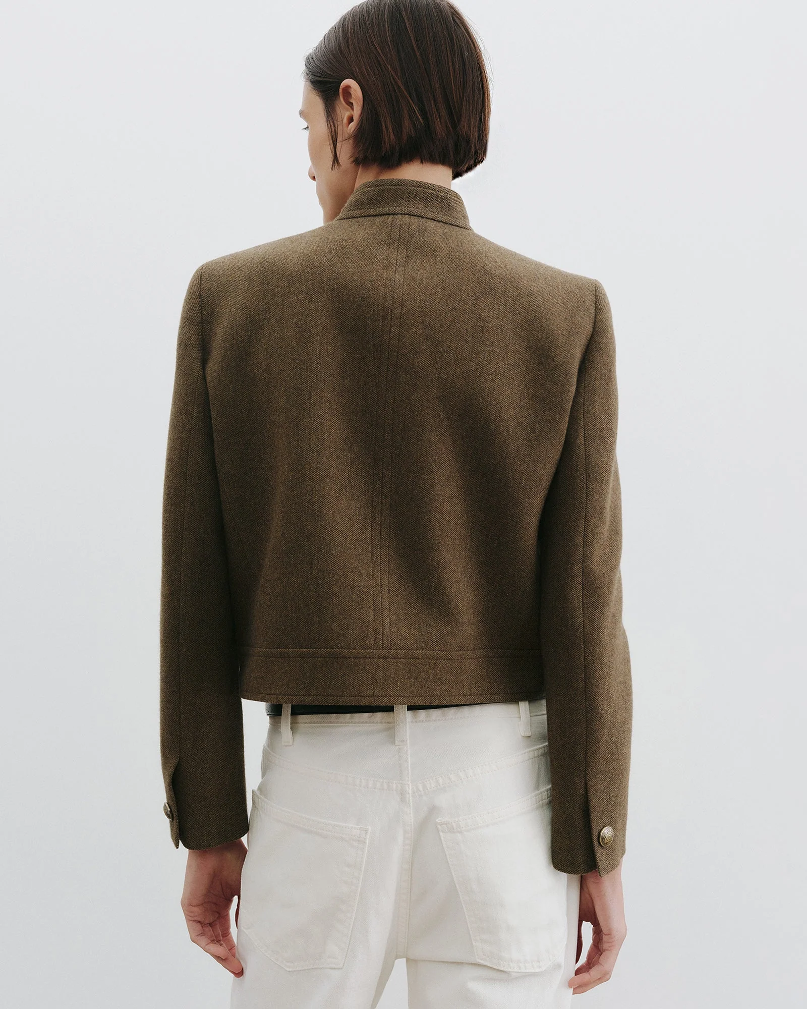 Nili Lotan - HADLEY CROPPED WOOL JACKET - Image 5