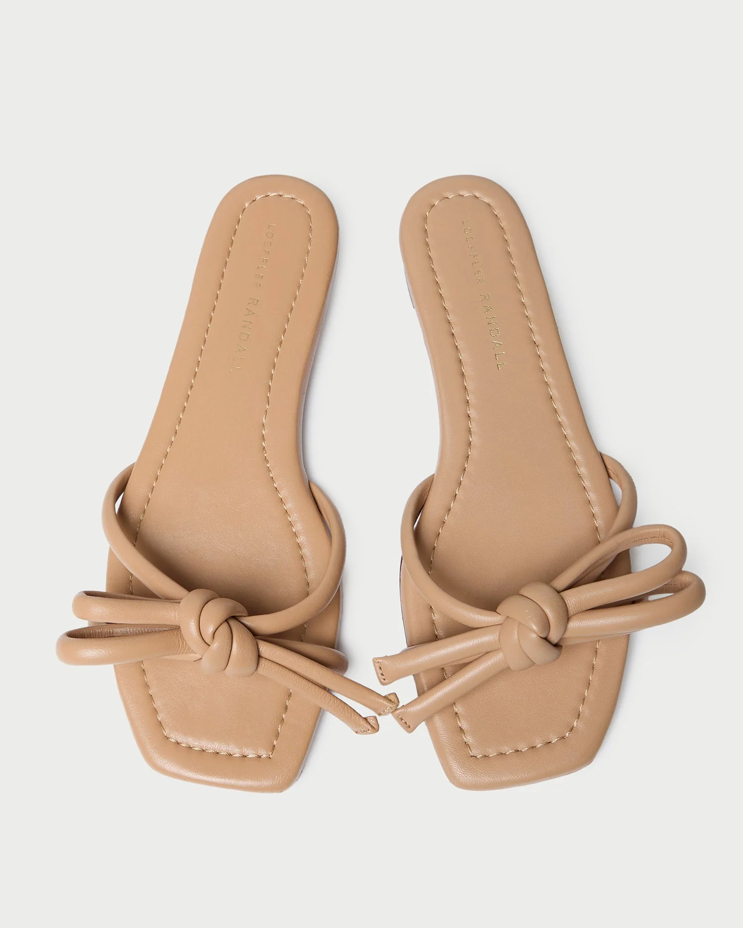 Loeffler Randall - Hadley Dune Leather Bow Sandal